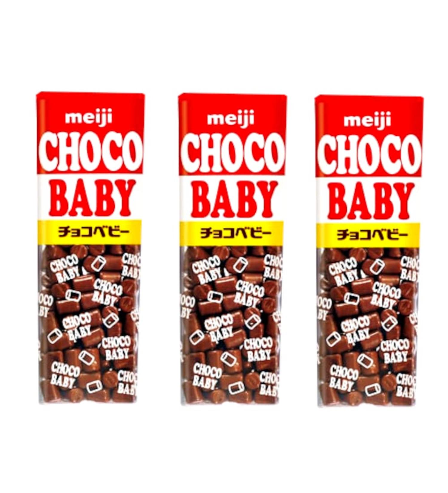 Meiji CHOCOBABY Japanese Chocolate Set of 3
