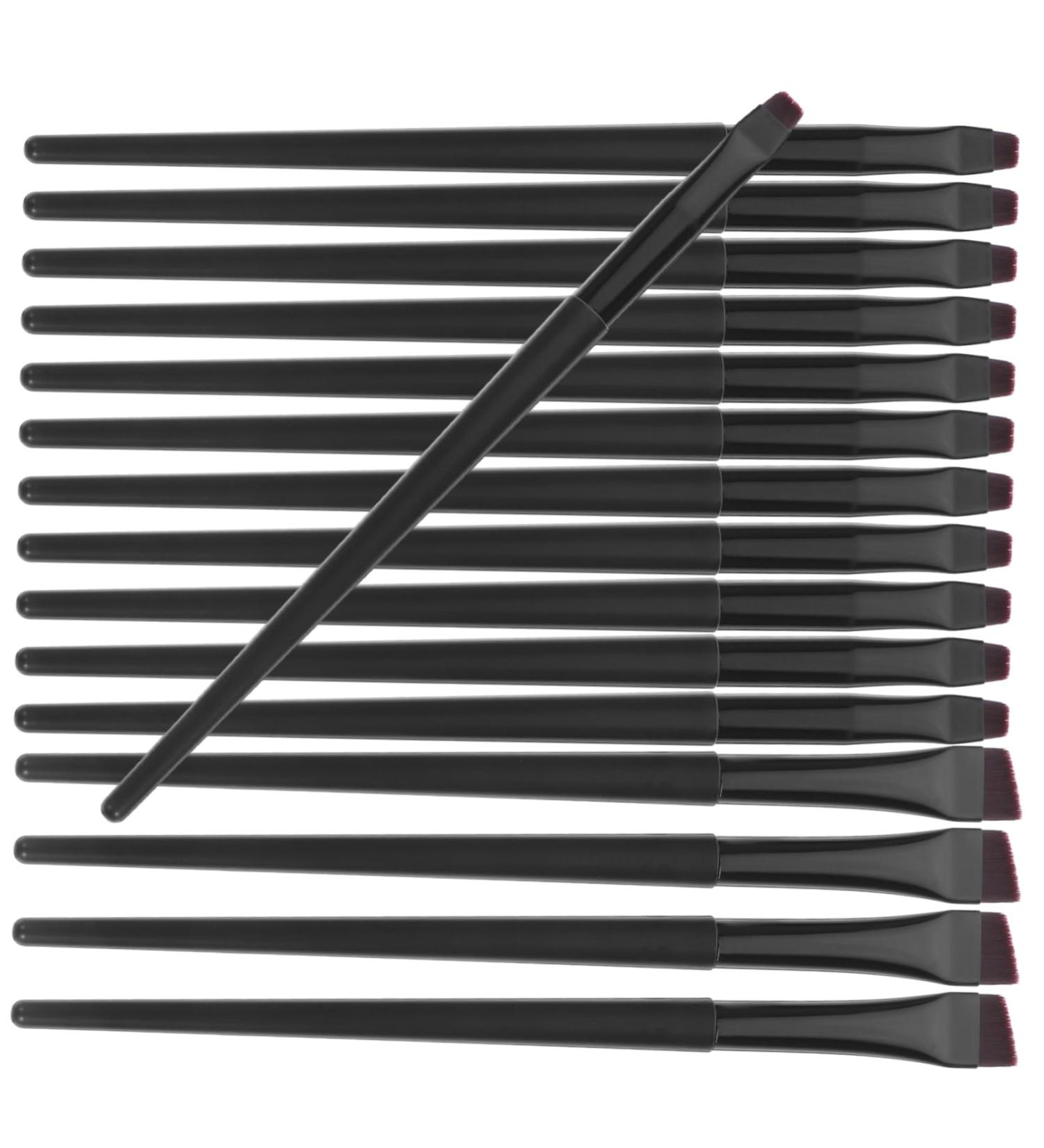 PLAFOPE 16pcs makeup brush for women small eyeliner brush eye brush for eyeliner oblique head - Buy Online on GoSupps.com