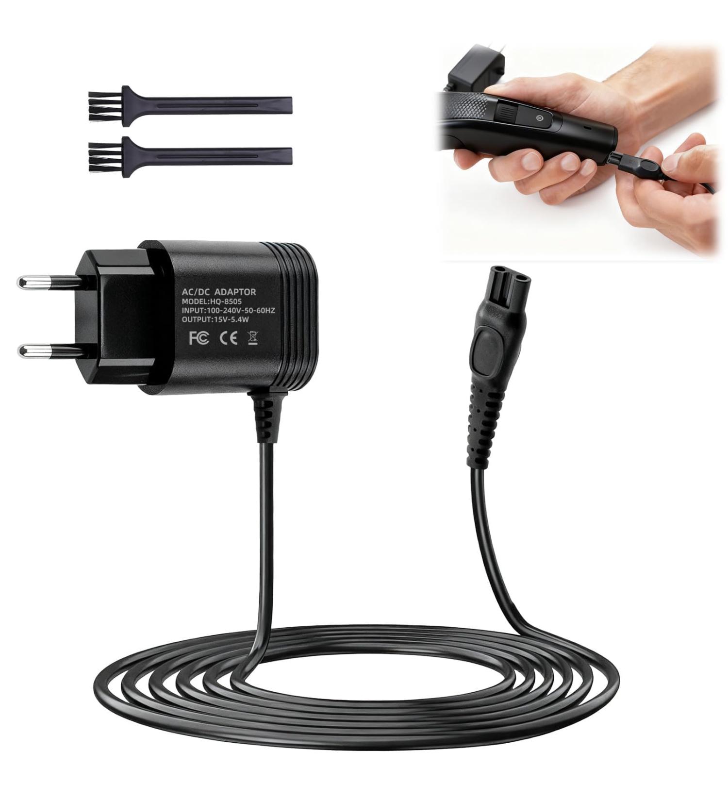 15V HQ8505 Rasoir Chargeur Compatible avec Philips 3000 5000 7000 9000 MG7745 MG7730 MG7720 MG7710 QP6510 QP6520 QP6530 QP6541 QP6550 QP6620 QP6650 QP6651651 Tondeuse Barbe Bodygroom avec 1.2M Cable - Buy Online on GoSupps.com
