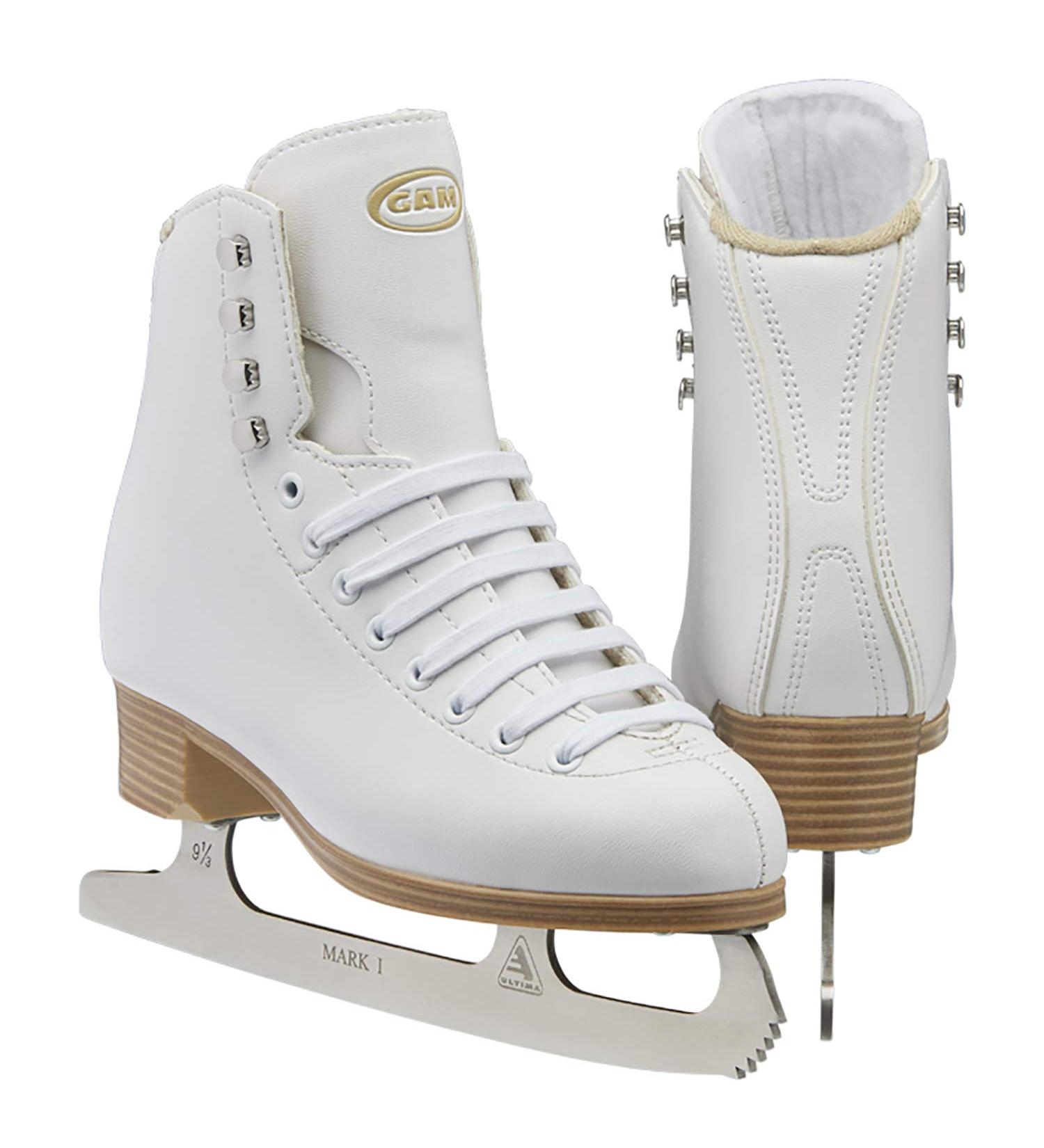 Jackson Ultima/GAM Stella/Clasicue Figure Ice Skates | White & Black | Kids - Youth 11 | Upgradable Blades | Reinforced Design - Buy Online on GoSupps.com