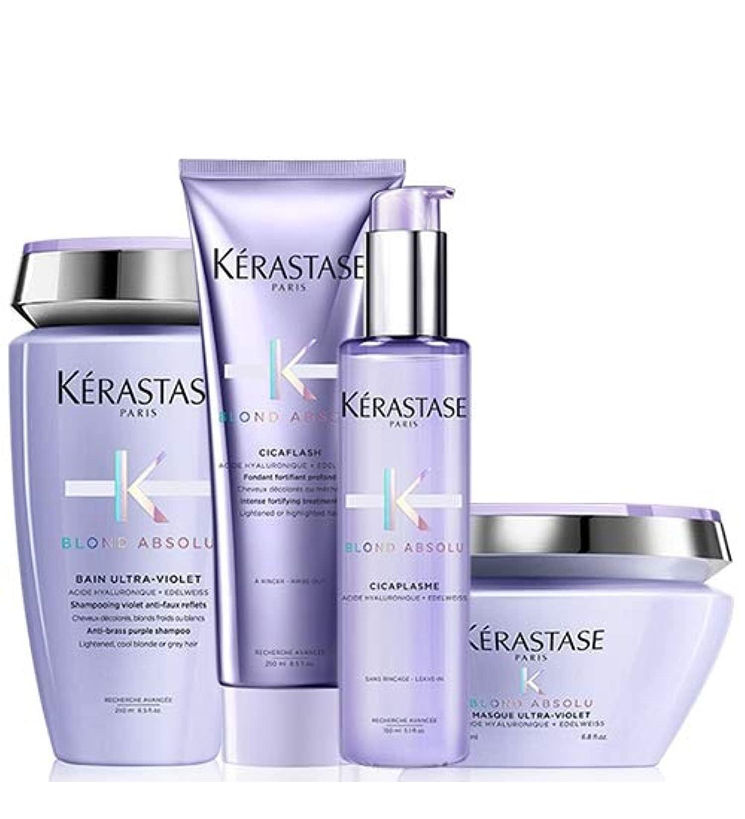 Kerastase Blond Absolu Bain Ultra Violet 250ml Cicaflash 250ml Cicaplasm 150ml Mask Ultra Violet