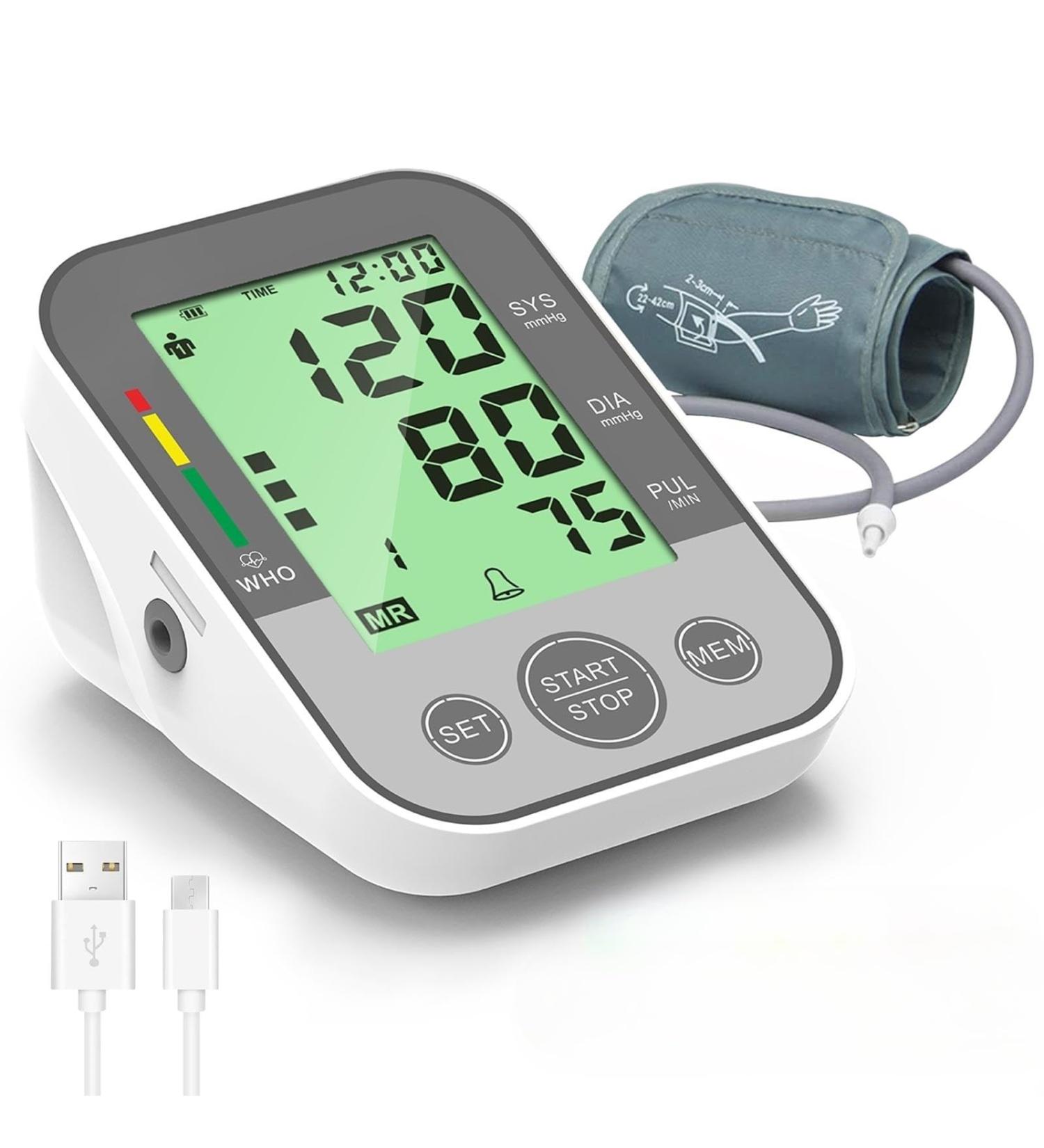 Panacare 2.0 Upper Arm Blood Pressure Monitor - 4.2 Large Display 3-Color Backlight Dual User 198 Readings Automatic Cuff 22-42cm - German Language - Shop Internationally - Buy Online on GoSupps.com