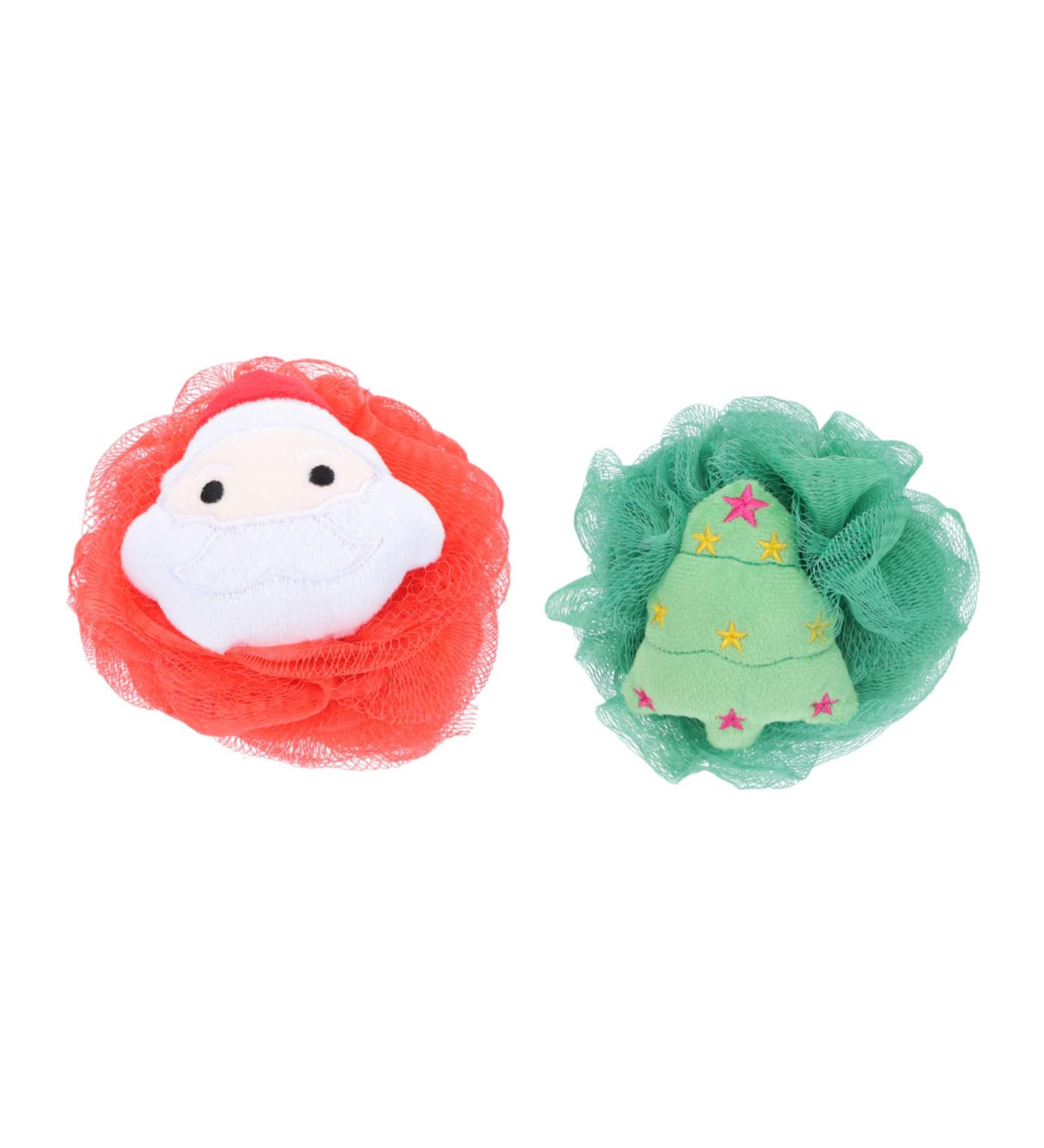 2pcs Exfoliating Bath Ball & Back Scrubber Set - Soft Mesh Shower Loofahs for Body Wash & Spa Experience - Buy Online on GoSupps.com