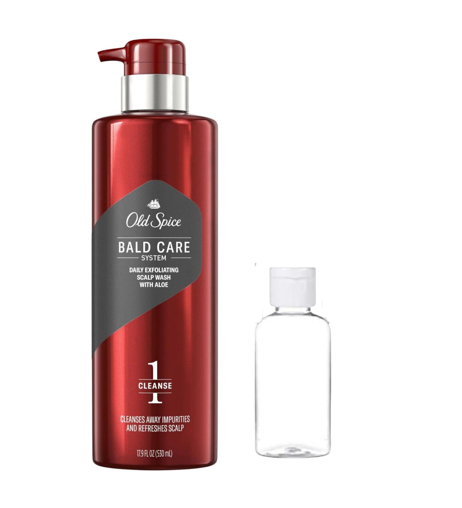 Old Spice Bald Care Daily Exfoliating Scalp Wash with Aloe - 17.9 oz Travel Bottle | International Shipping Available - Buy Online on GoSupps.com