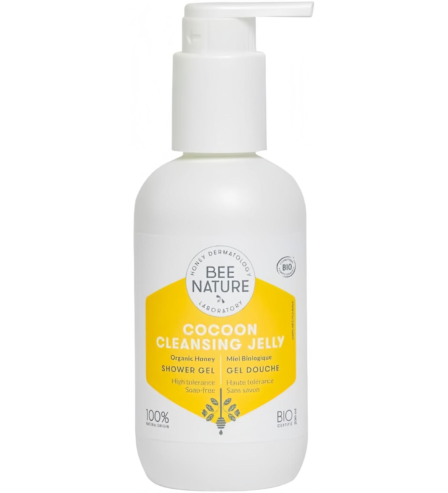 bee nature Bee Nature - Cocoon Shower Gel - Organic Honey - Cleanse and Moisturize - 100% Natural - Soap-Free - 200ml - Buy Online on GoSupps.com