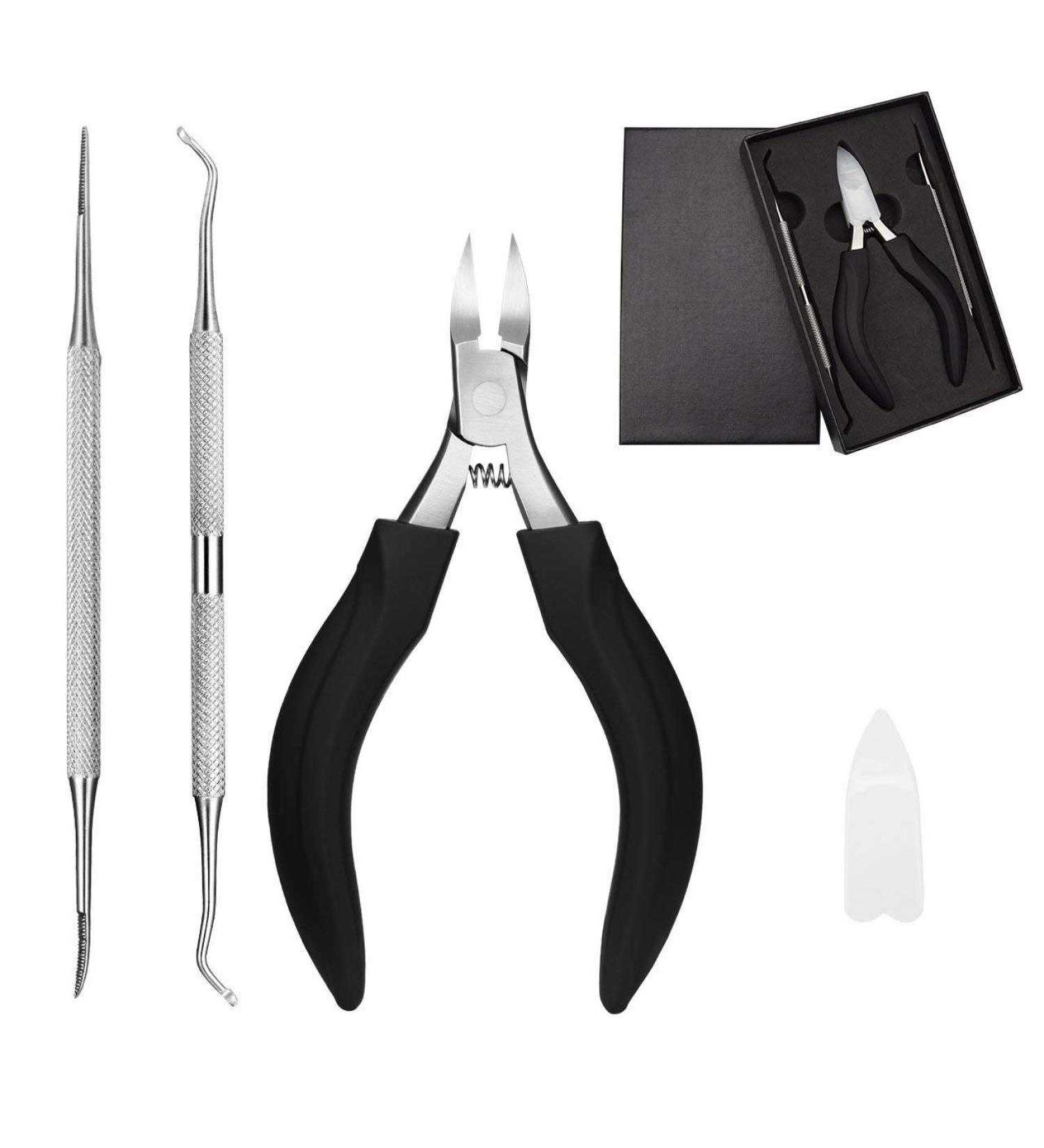 Clippers Set for Thick Nails Ingrown Nail Clippers Kit Heavy Duty Nail Nippers Scissor - Buy Online on GoSupps.com