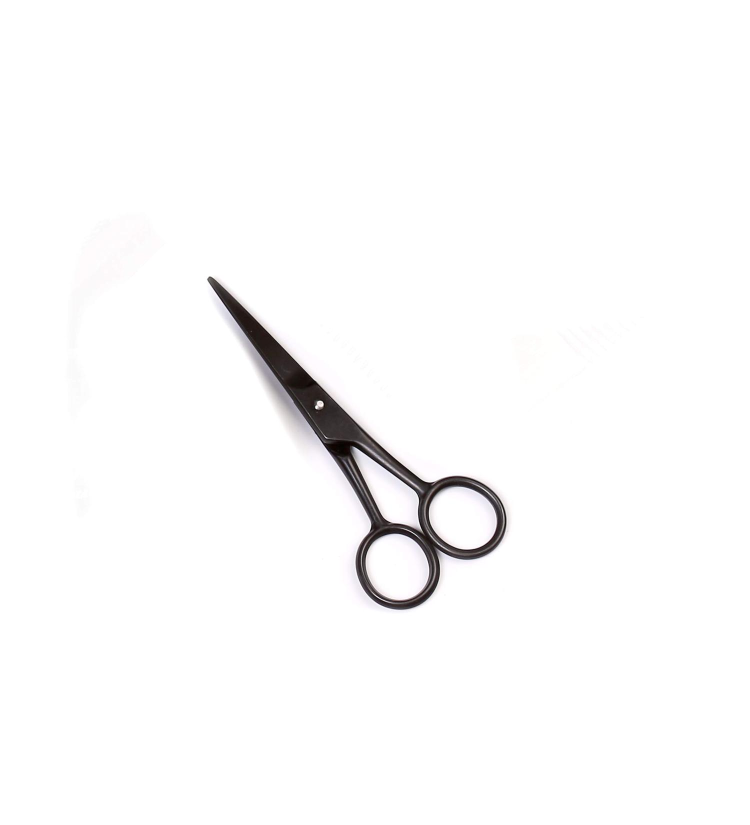 Small Travel Facial Hair Scissors for Eyebrows, Nose, Moustache, Beard - Precision Hair Cutting Tool - Buy Online on GoSupps.com