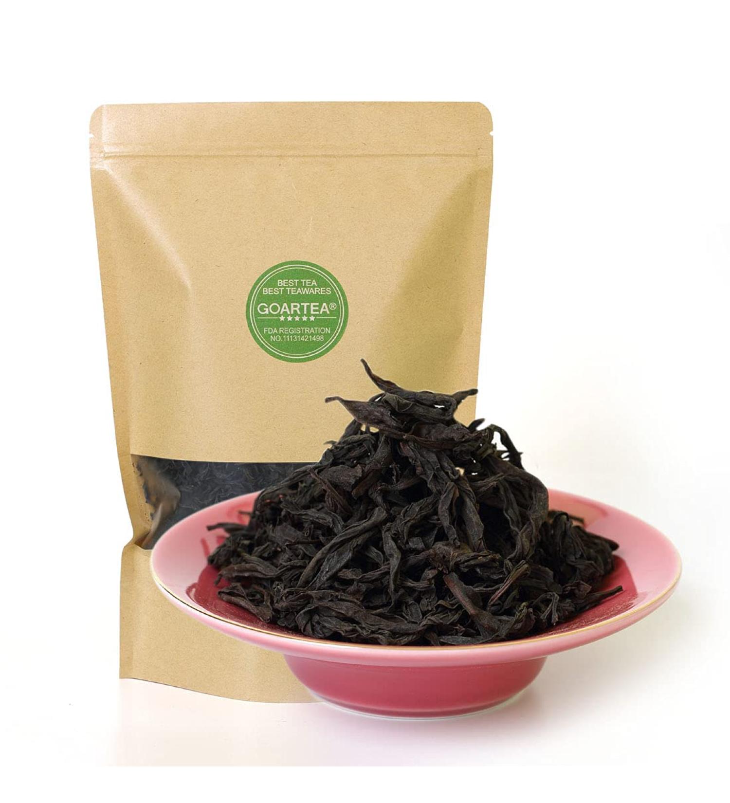  GOARTEA GOARTEA 100g (3.5 Oz) Organic Nonpareil Supreme Da Hong Pao Dahongpao Big Red Robe Wuyi Mountain Rock Chinese Oolong Tea - Buy Online on GoSupps.com