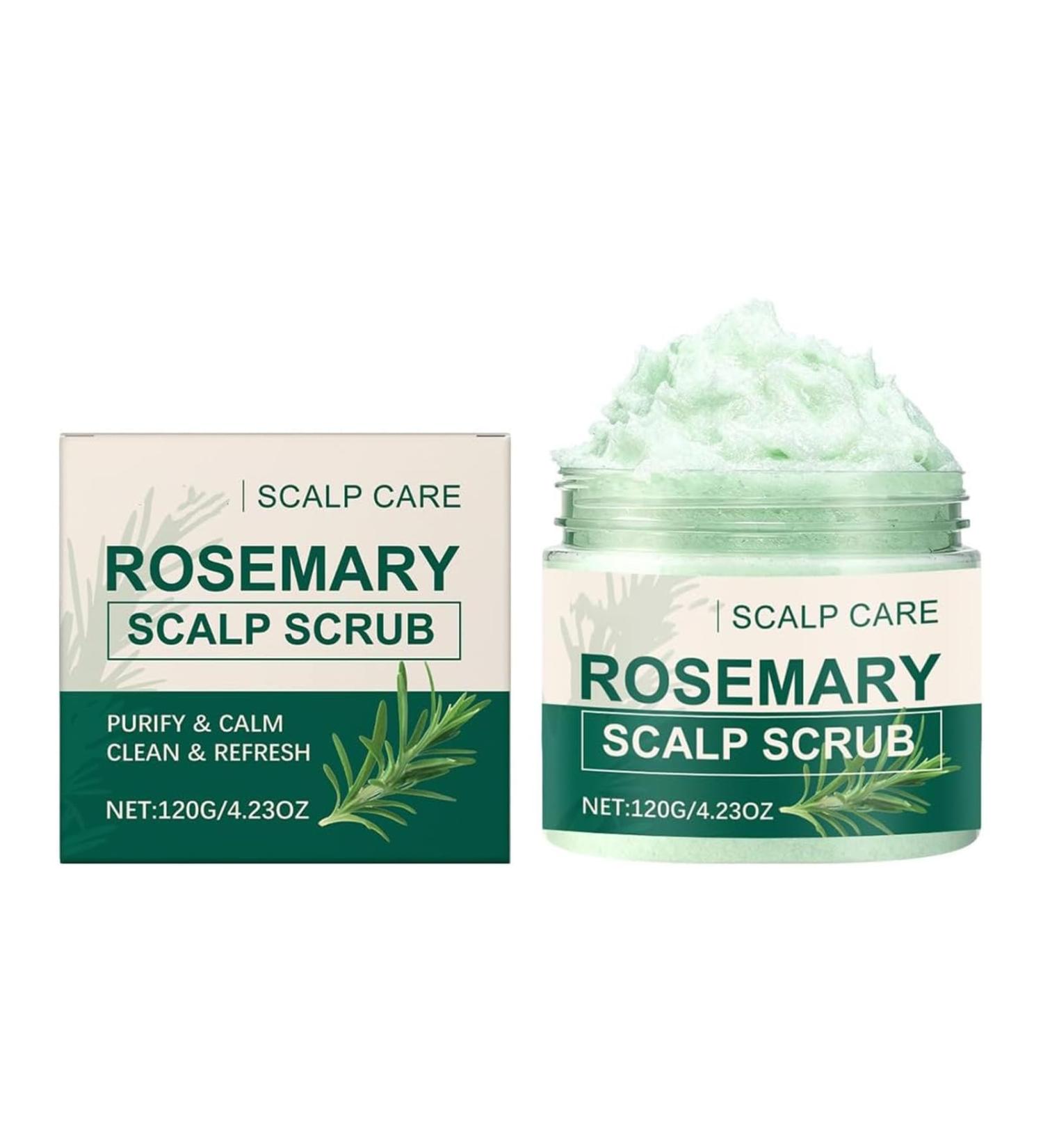 Le shampooing exfoliant pour le cuir chevelu au romarin limine les pellicules et l'accumulation nettoie en profondeur et exfolie nourrissant apaise les d mangeaisons du cuir chevelu (1pc) - Buy Online on GoSupps.com