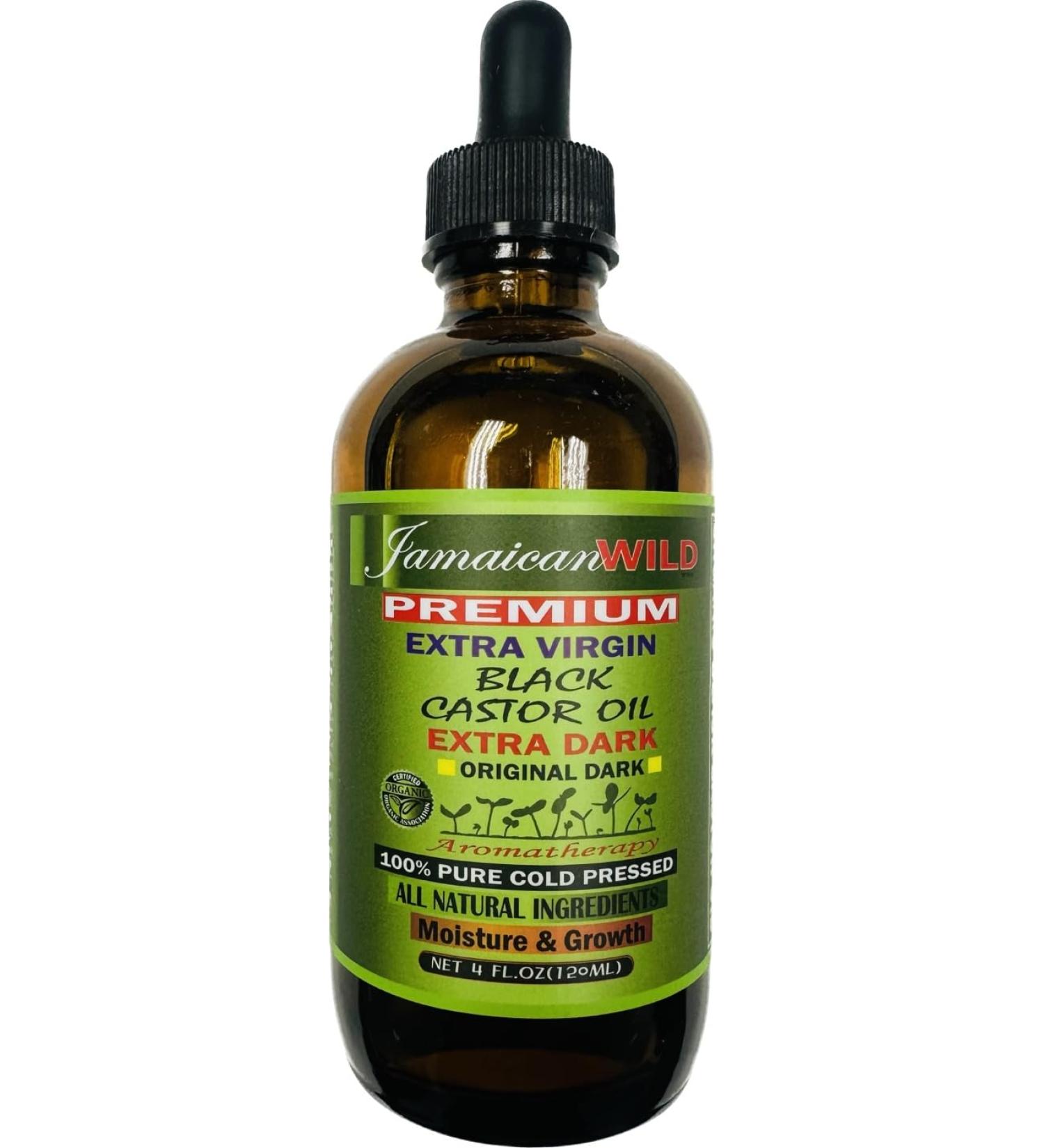 dye dyed Jamaican Wild Black Castor Oil (extra dark 4 oz)