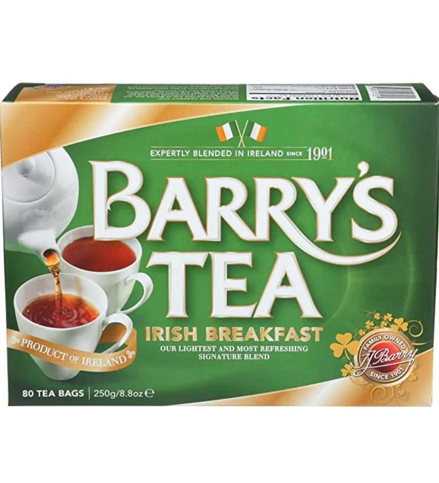 Irish Breakfast Teabags 80's - 250g | Robust and Full-Bodied Irish Tea Blend | Perfect Brew | Authentic Irish Tradition - Buy Online on GoSupps.com