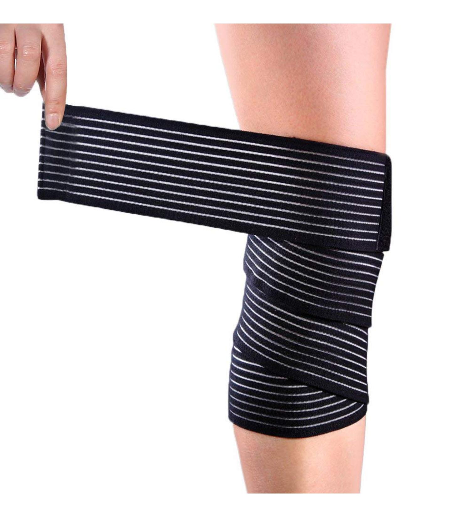 Extra Long Knee Brace & Compression Bandage for Men & Women - Support Sleeve for Running & Basketball - International Shipping Available - Buy Online on GoSupps.com