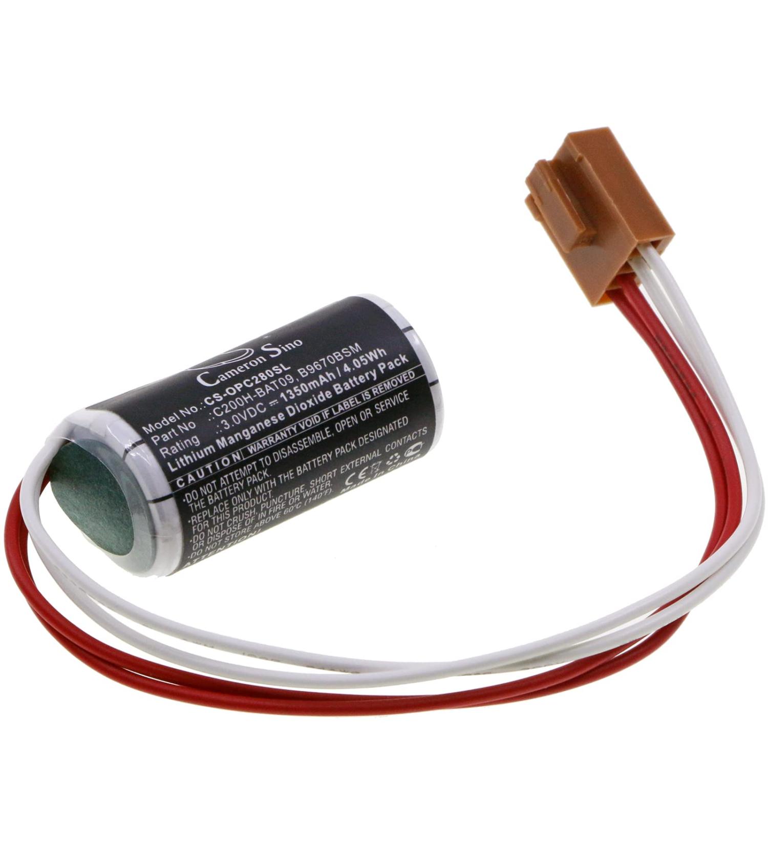 Buy B9670BSM C200H-BAT09 1350mAh Battery - Compatible with C120F C200 C40H C500F C1000H C2000H 3.0V - International Shipping Available - Buy Online on GoSupps.com