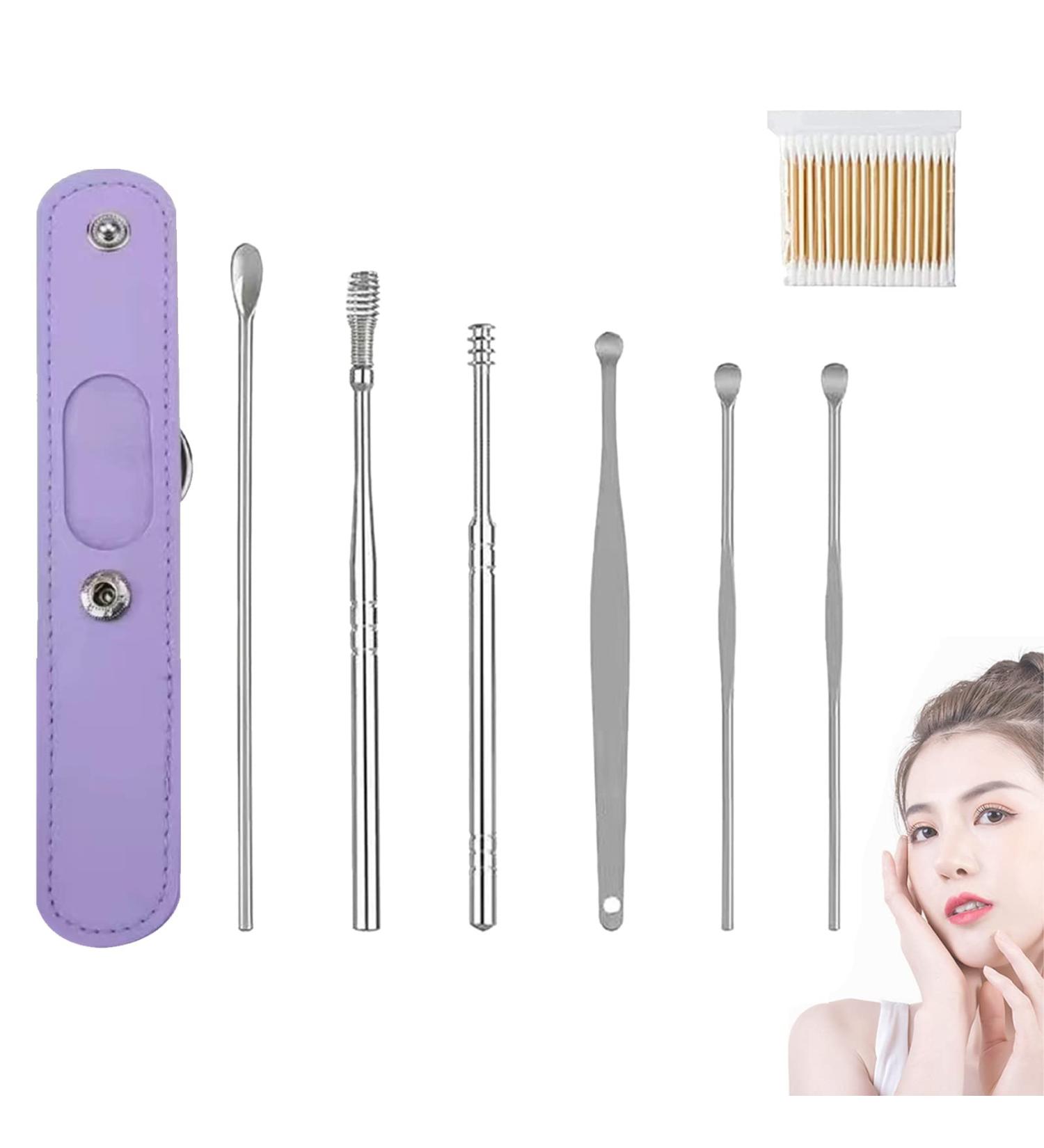 2023 Professional Ear Cleaning Master Tool Set - 6 Pcs Earwax Removal Kit (Purple) - Buy Online on GoSupps.com