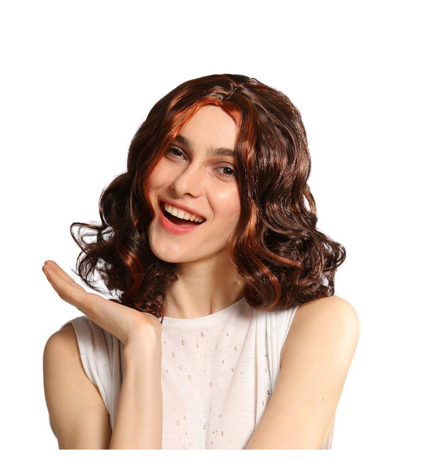Buy Long Brazilian Synthetic Wavy Wig for Women | 80s 70s 60s 50s Cosplay Hair | International Shipping - Buy Online on GoSupps.com