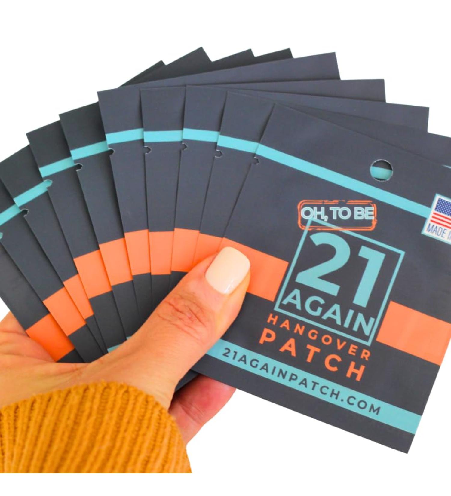 21 AGAIN Recovery Patch - Waterproof - 100% Made in The USA - 10 Pack - Buy Online on GoSupps.com