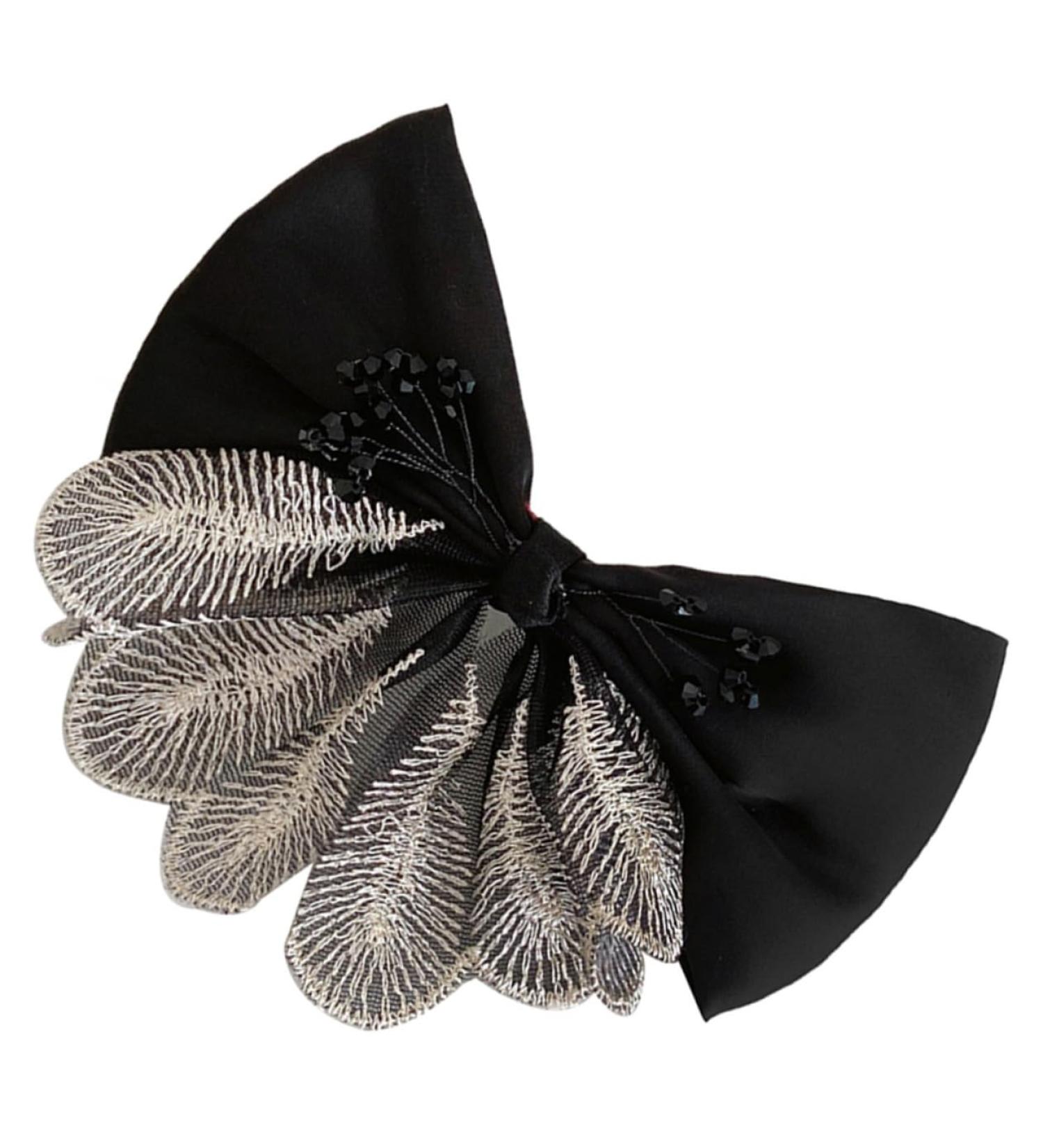 Beaupretty Bow Hairpin Hair Accessory for Women Xmas Bowknot Ribbon Hair Bow Black Barrettes Makeup Hair Clips Girls Hair Clips Black Bows Ponytail Clip Girl Bows Temperament Fabric Headband - Buy Online on GoSupps.com