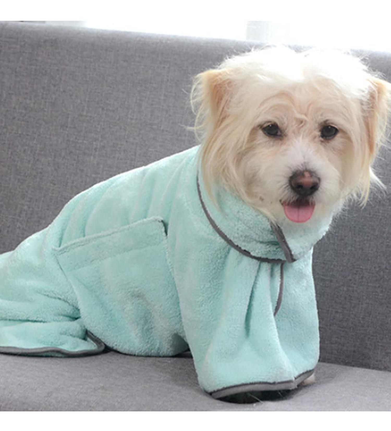 Fast-Drying Microfiber Dog Towel Soft Bathing Accessories for Small & Medium Dogs & Cats - Befitery Green - Buy Online on GoSupps.com