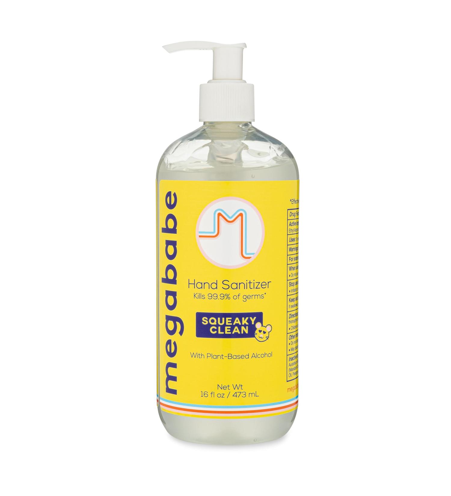 Megababe Squeaky Clean Hand Sanitizer 16oz - Buy Internationally | Fast Shipping & Great Value - Buy Online on GoSupps.com