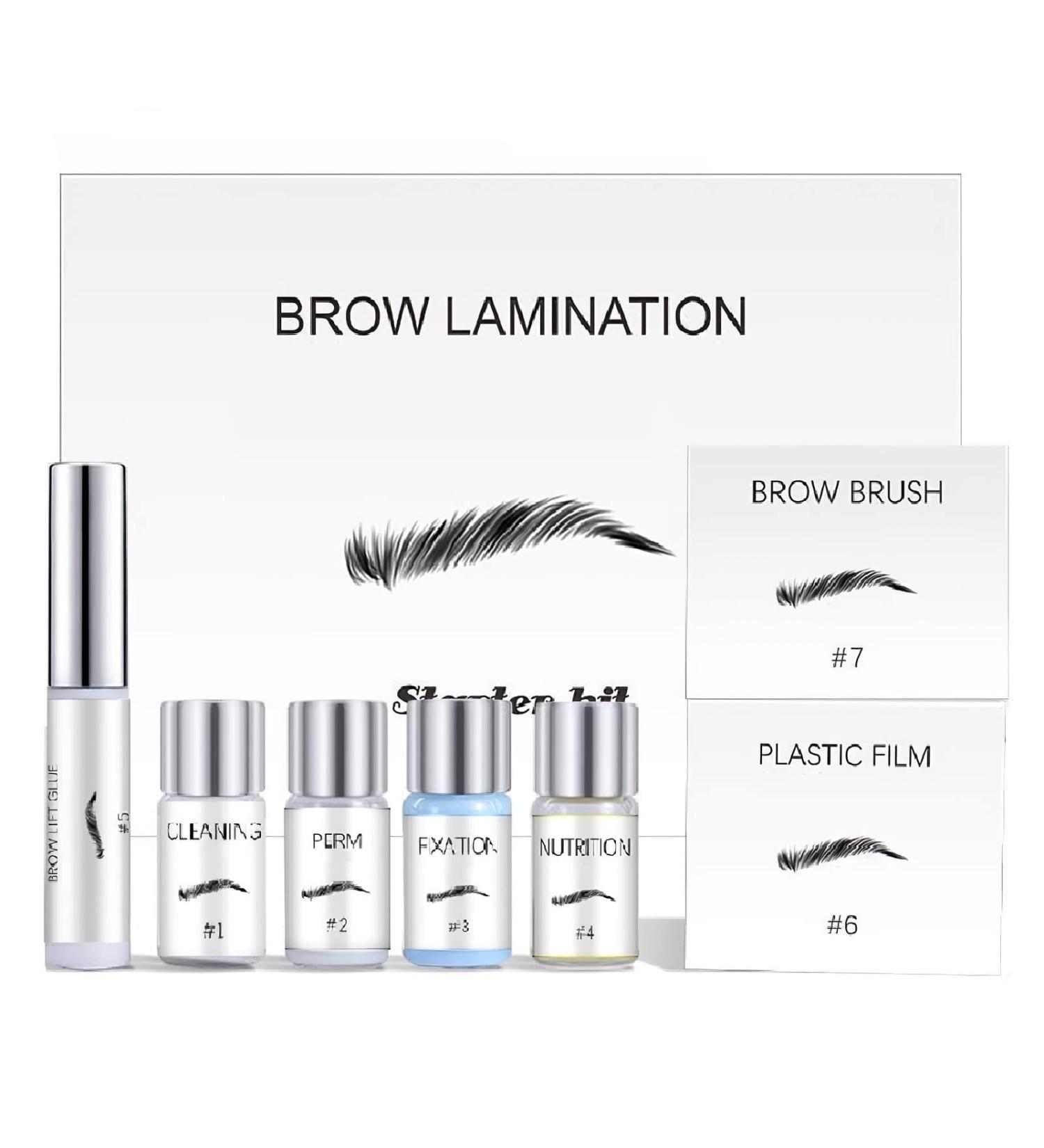 MIELIKKI Eyebrow Lamination Kit | DIY Brow Lift Styling Kit for Fuller Thicker Brows | Lasts 6 Weeks | Easy Home & Salon Use | Includes Brow Brush & Film - Buy Online on GoSupps.com