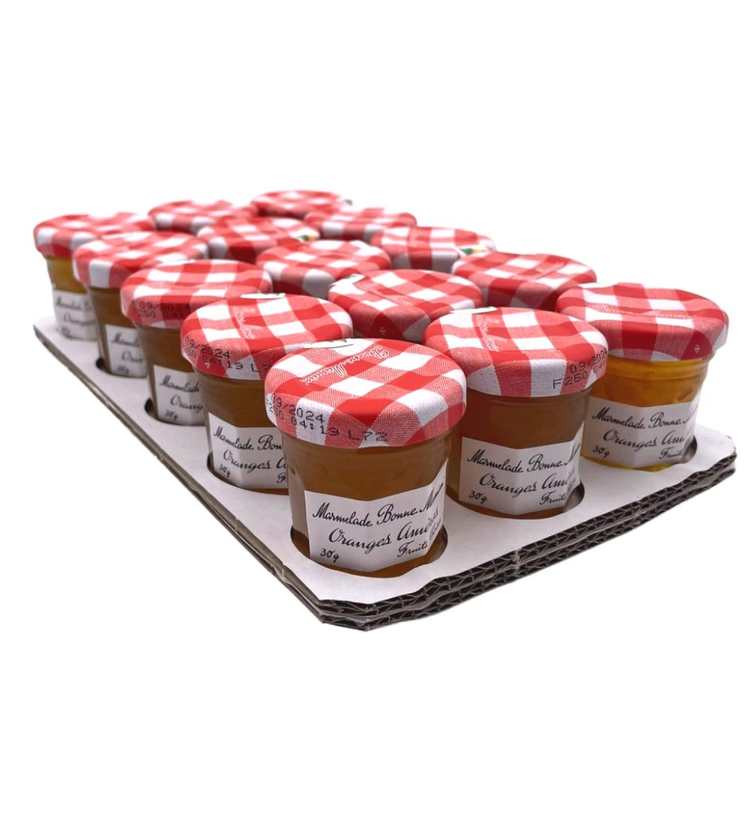 Bonne Maman Orange Marmalade Mini Jam 15 x 30g - Buy Online on GoSupps.com