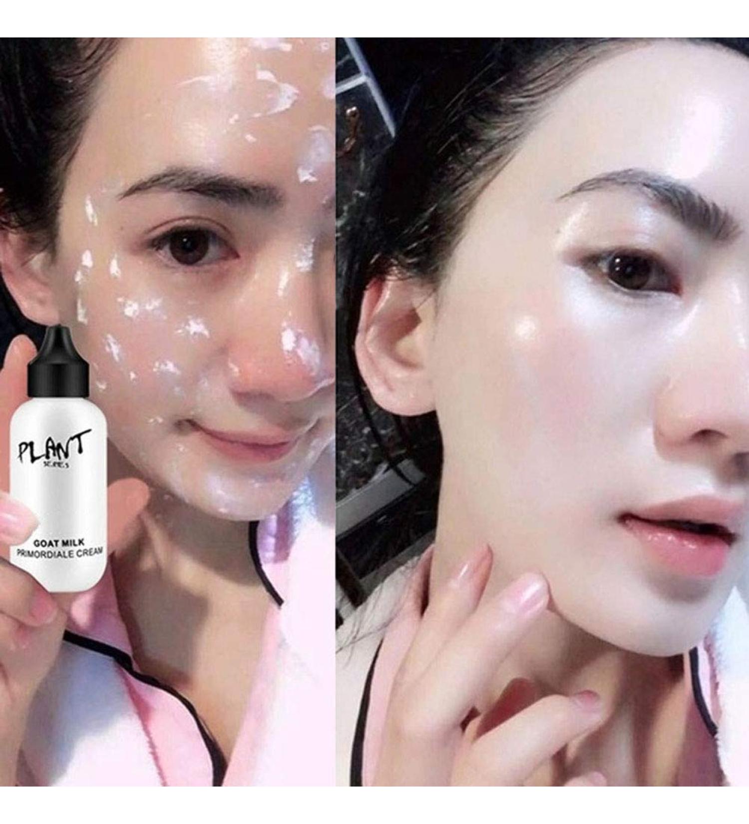 Worglo Face Foundation Cream - Lazy Goat Milk Revitalizing Makeup Base for Dark Circles - Waterproof & Moisturizing Liquid Concealer - Buy Online on GoSupps.com