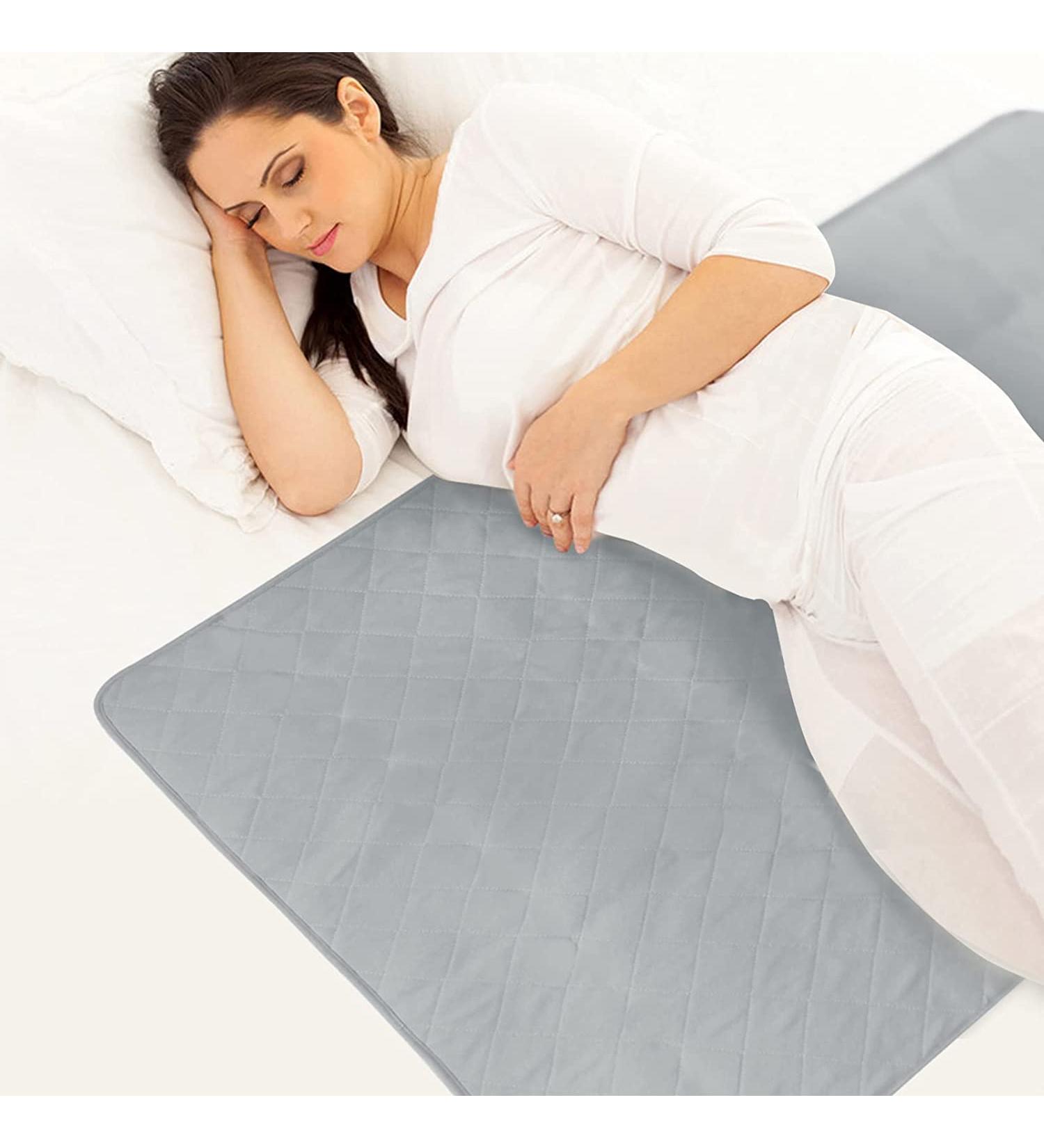 Incontinence bed inlays washable waterproof slipproof isolate incontinence bed sheet bed protection potted pocket training bed pad 86 132 cm gray