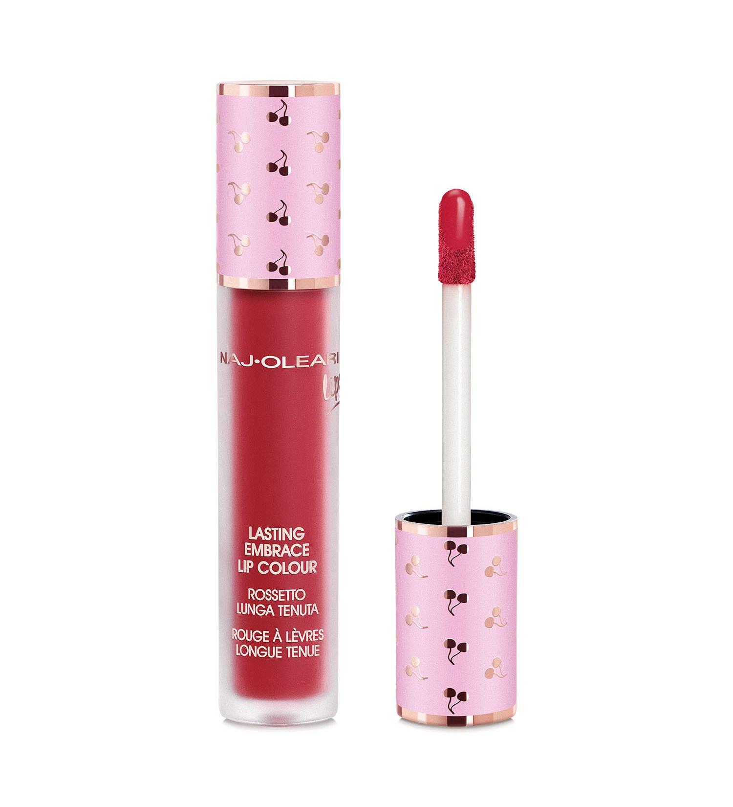 Naj Oleari NAJ OLEARI NAJ OLEARI LASTING EMBRACE Lipstick N.08 ROSSO RUBINO Long Lasting Lipstick