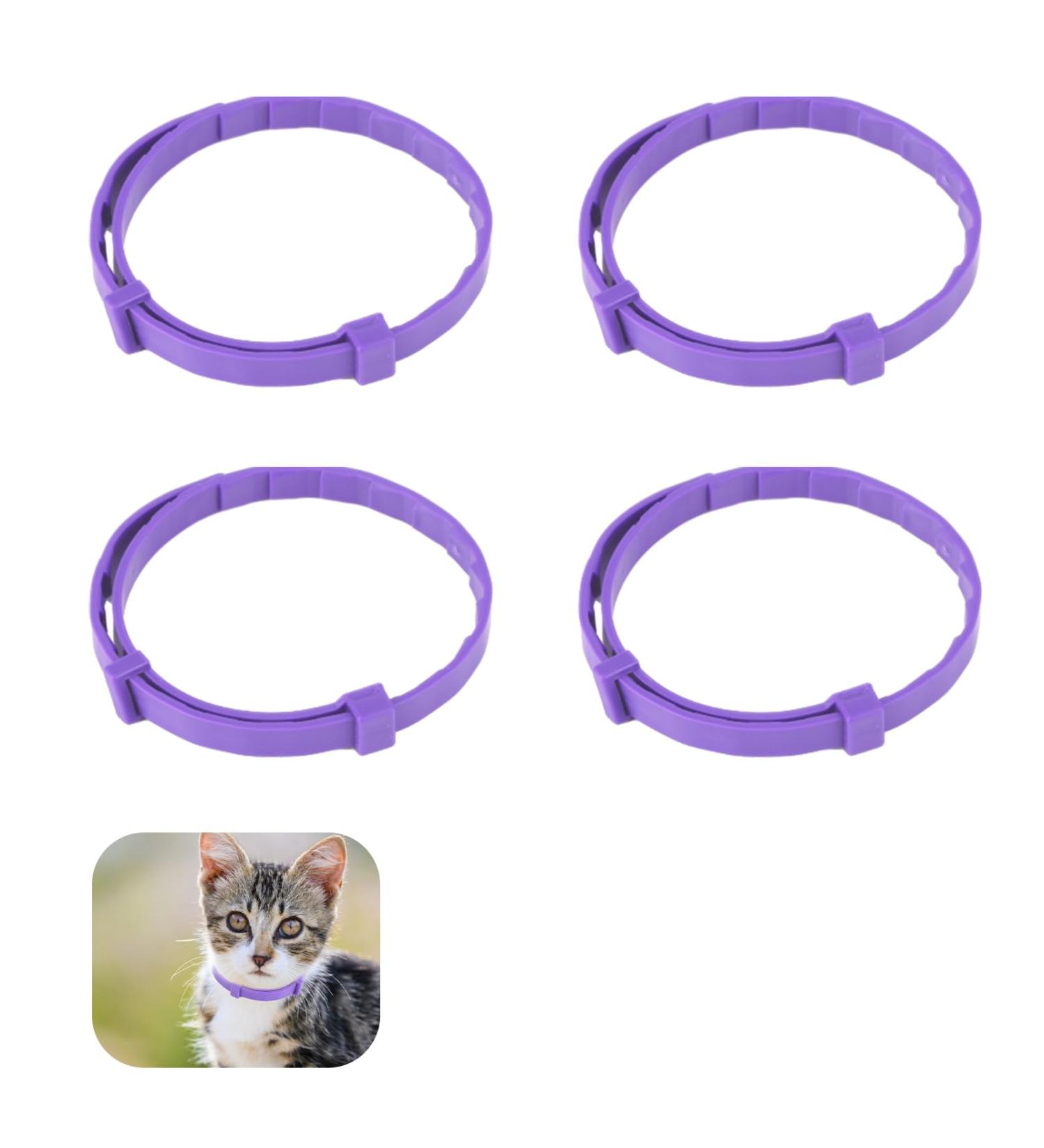 Buy 4 Calming Collars for Cats - Soothing Pheromones to Reduce Stress & Anxiety | International Shipping - Buy Online on GoSupps.com