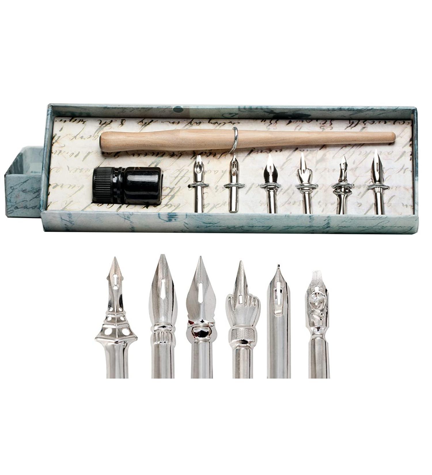 Creative Mark Calligraphy Vintage Drawing Nibs Set - Set of 6 - Buy Online on GoSupps.com