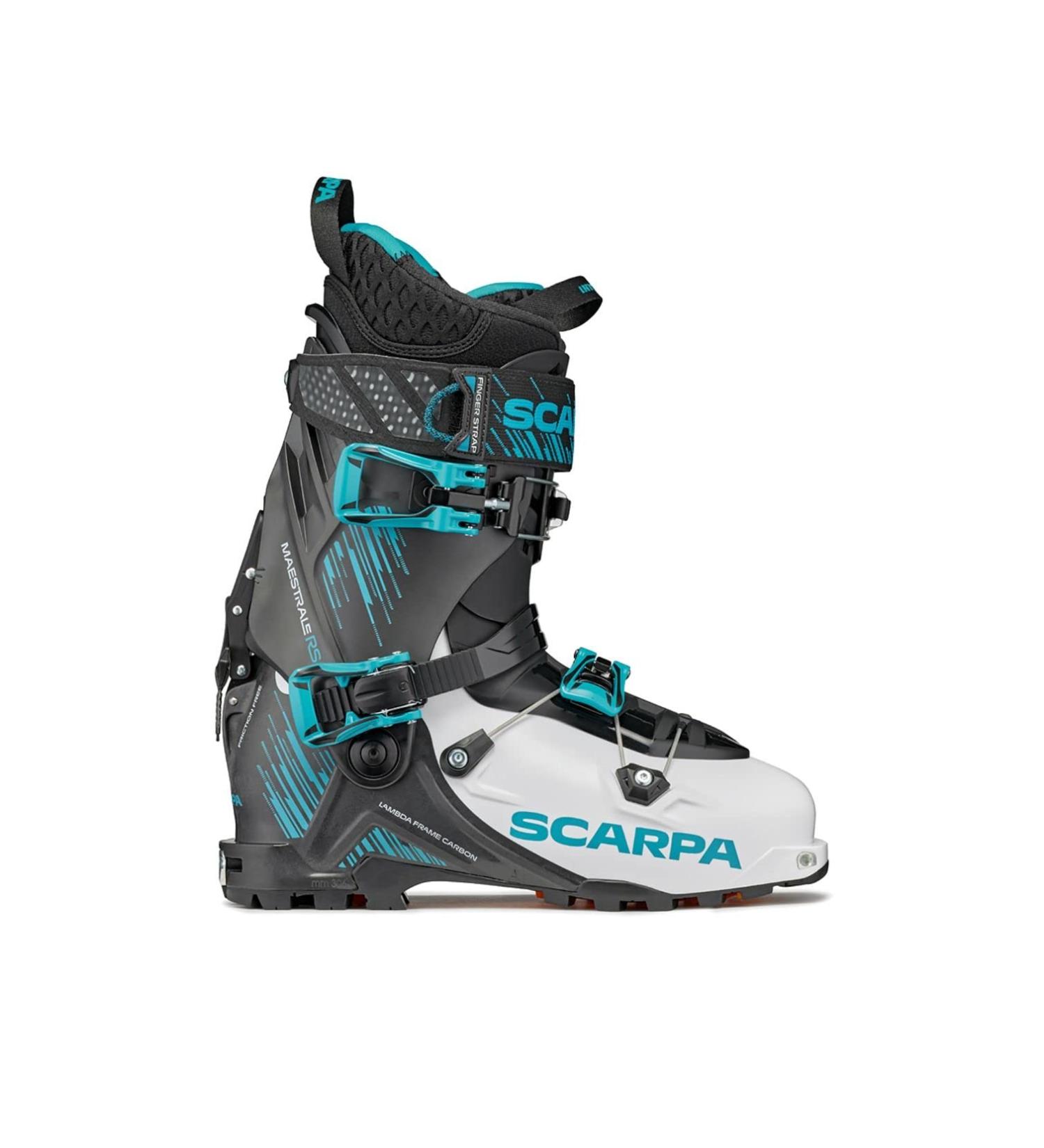 SCARPA Men's Maestrale RS Ski Boots - White/Black/Azure - Size 25.5 - Buy Online on GoSupps.com