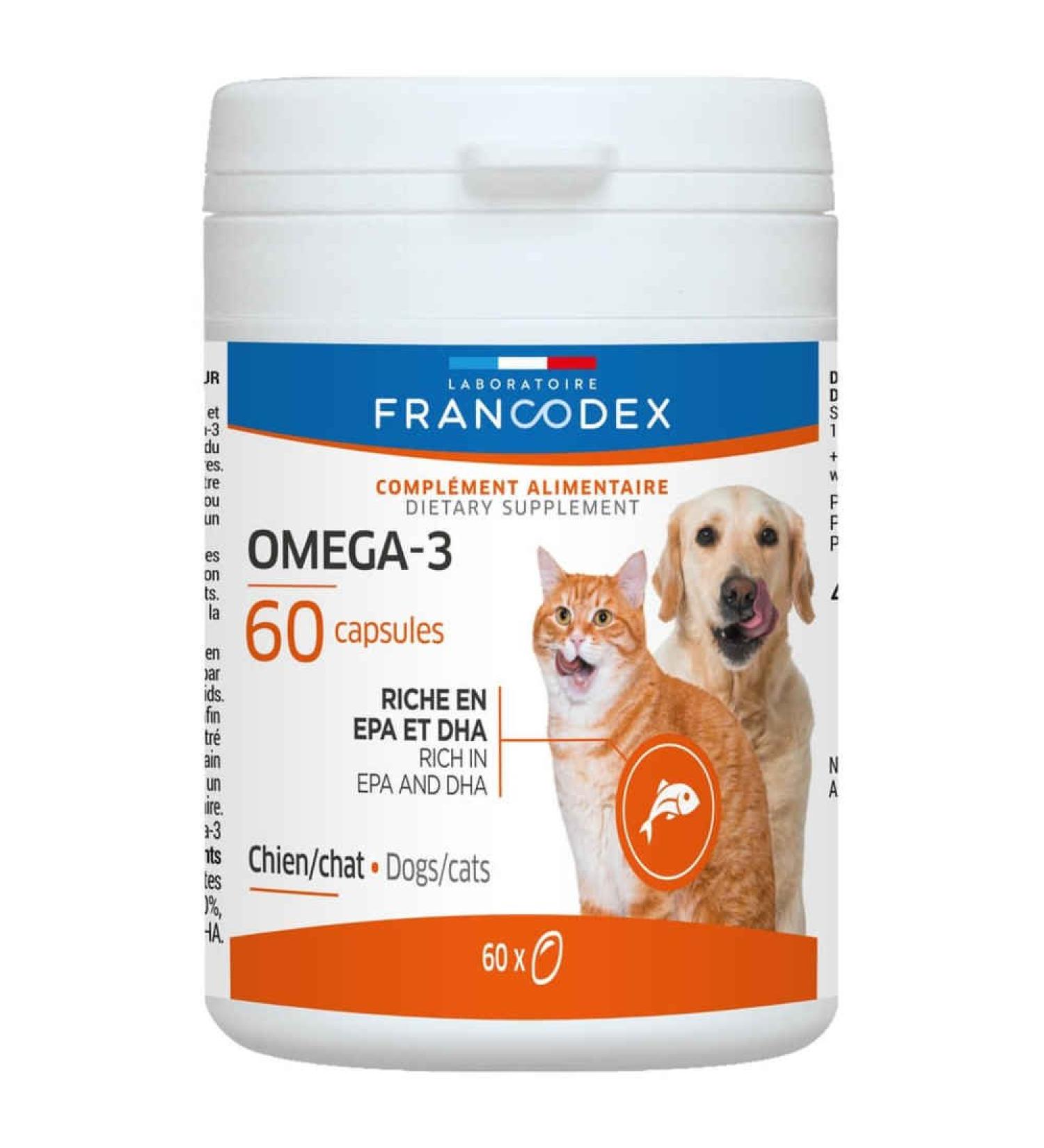 Francodex - Omega-3 Dog & Cat - 60 tablets