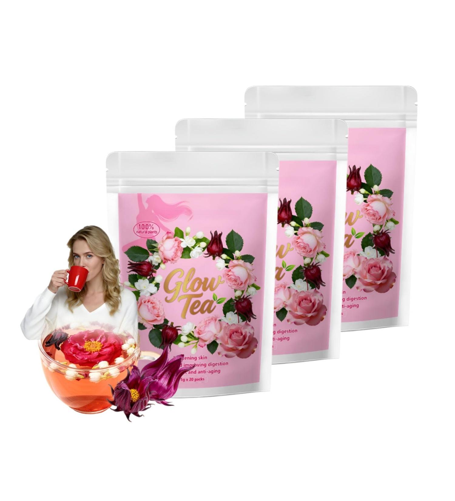 Th Vert For Un Teint clatant - Th De Beaut Naturel claircissant Et Nourrissant(3PC) - Buy Online on GoSupps.com