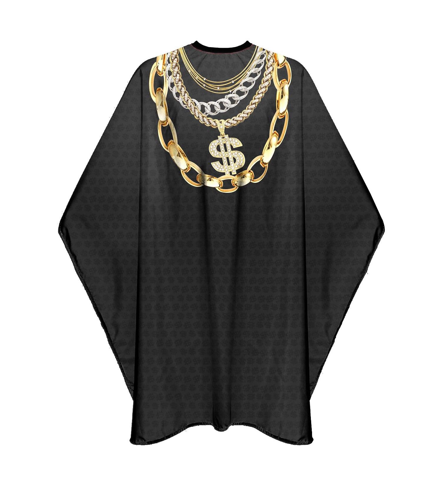 Pelocapa Barber Cape for Men - Waterproof Professional Stylist Cape - 63 56 - Dollar Chain Design - Buy Online on GoSupps.com