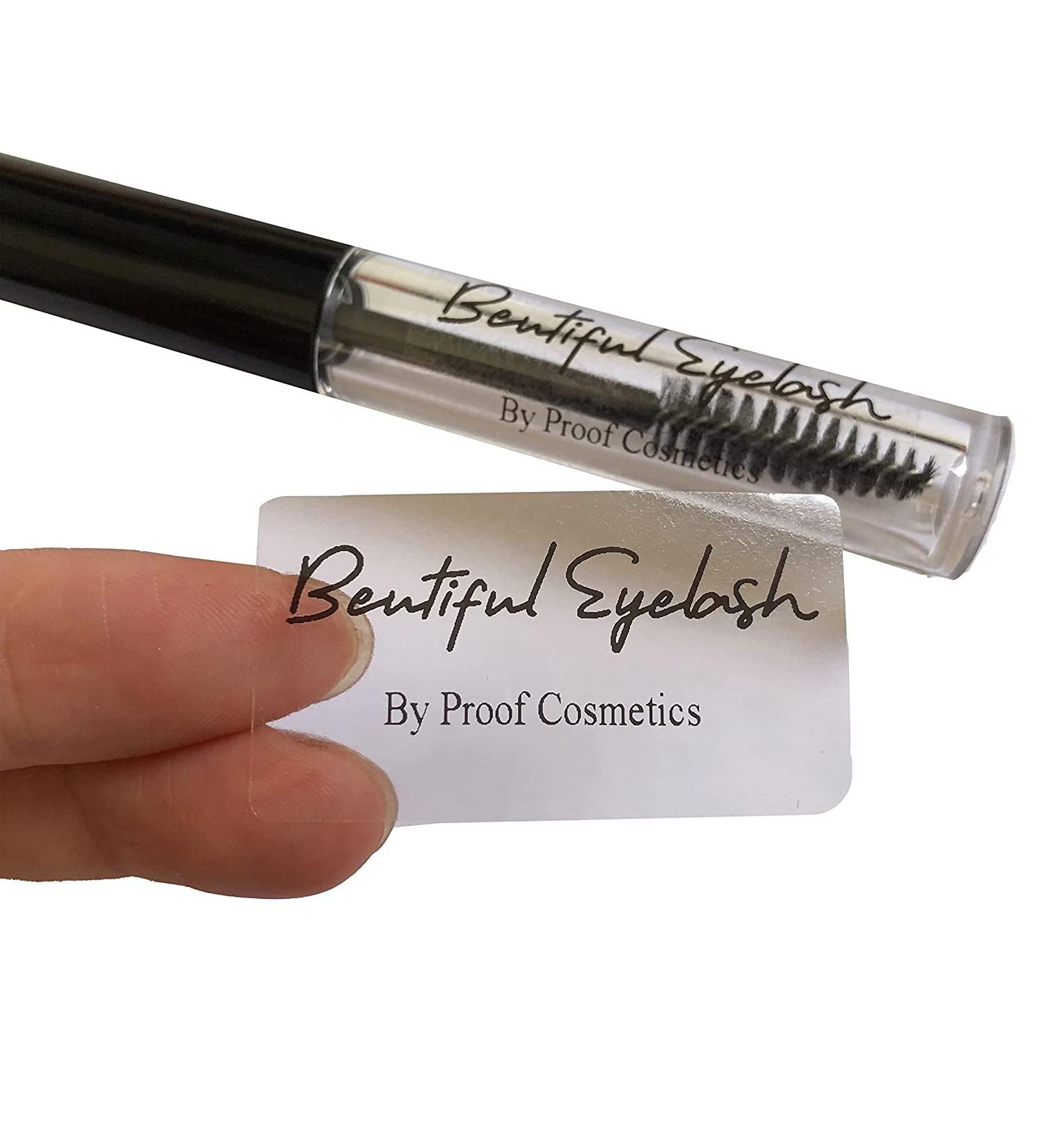 100pcs Custom Lip Gloss Labels | Personalized Cosmetic Stickers for Lip Balm and Beauty Products - 3x1cm - Buy Online on GoSupps.com