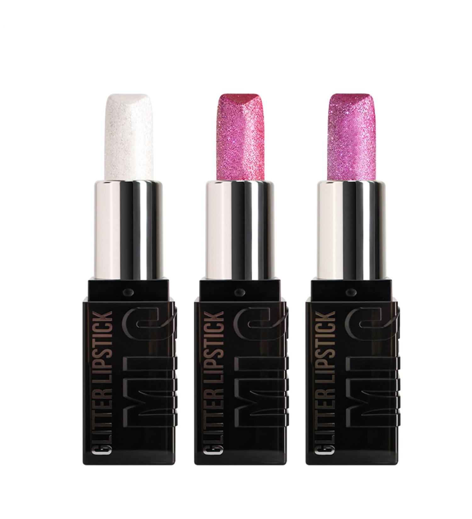 Rouge L vres Brillant 3 Rouges L vres aux Finis Lumineux Rouge la Mode | pour la Saint-Valentin les Femmes les Filles la F te le Voyage le Bureau la Maison la Routine UN# - Buy Online on GoSupps.com