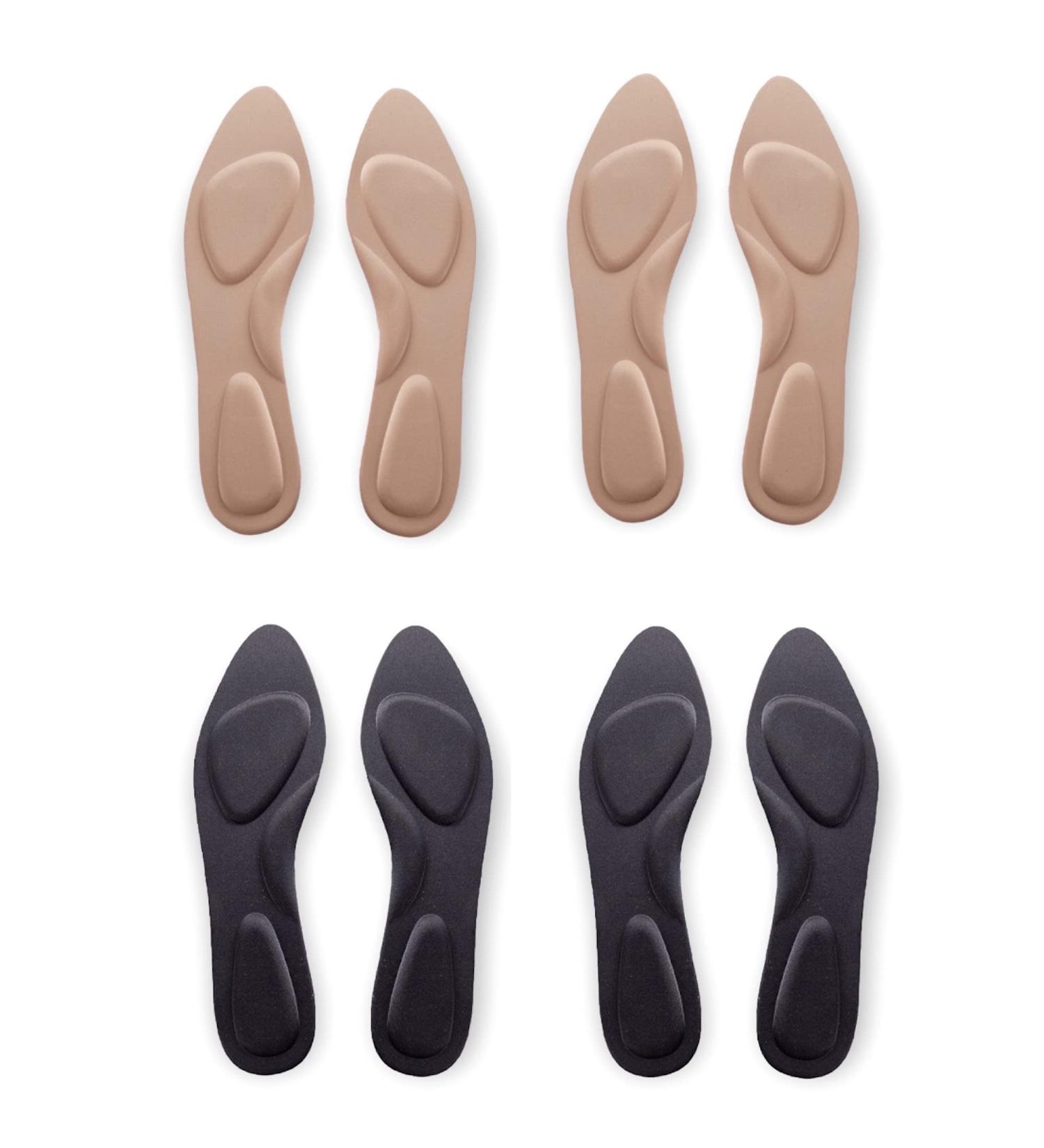 CB Sponge Comfort Insoles - Slim & Lightweight Pointed Inserts for Women Size 6-8.5 (4 Pairs) - Buy Online on GoSupps.com