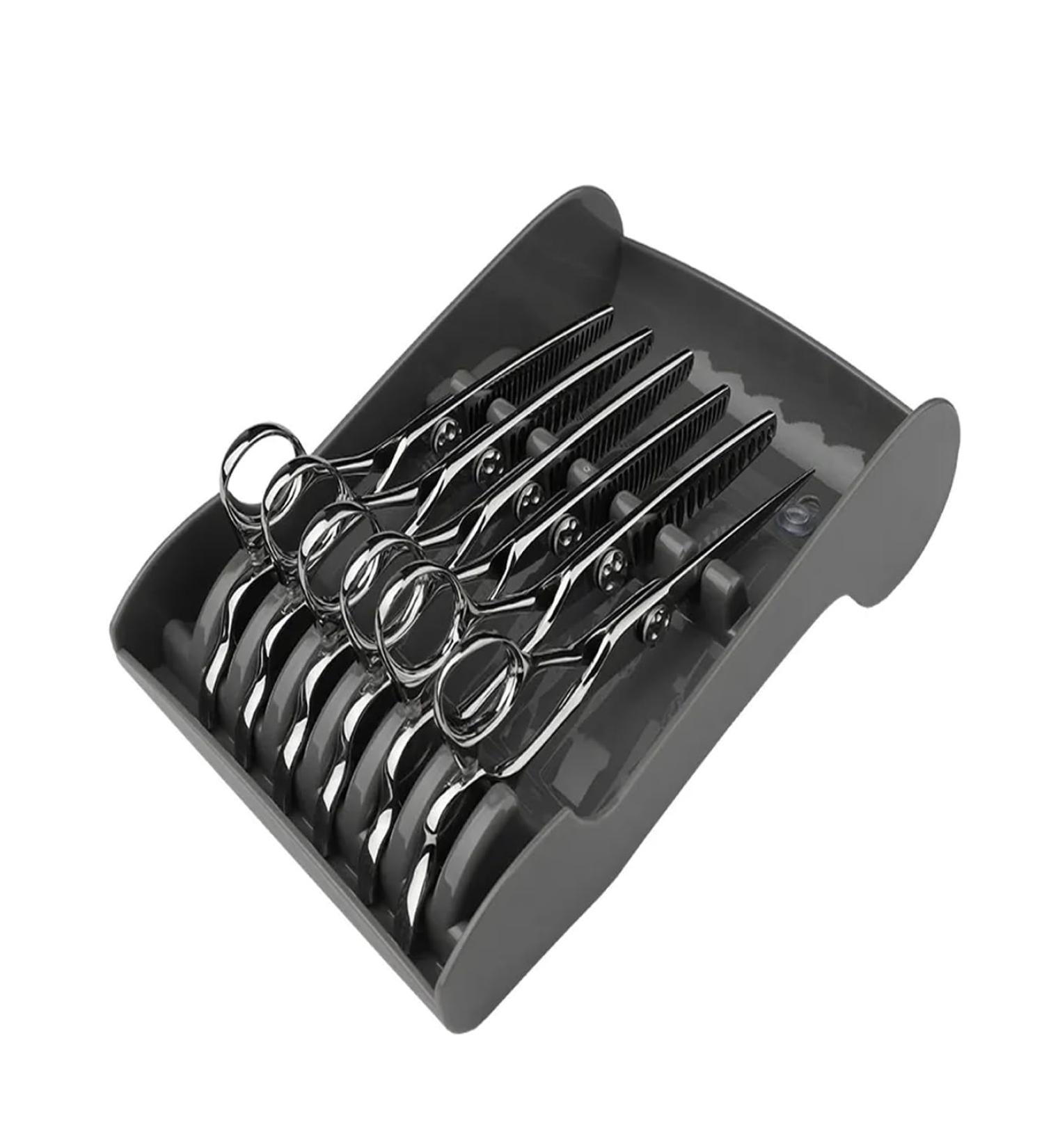 WenTigDY Professional Salon Scissors Holder Racks Barber Shop Shears Stand Black 1 - Buy Online on GoSupps.com