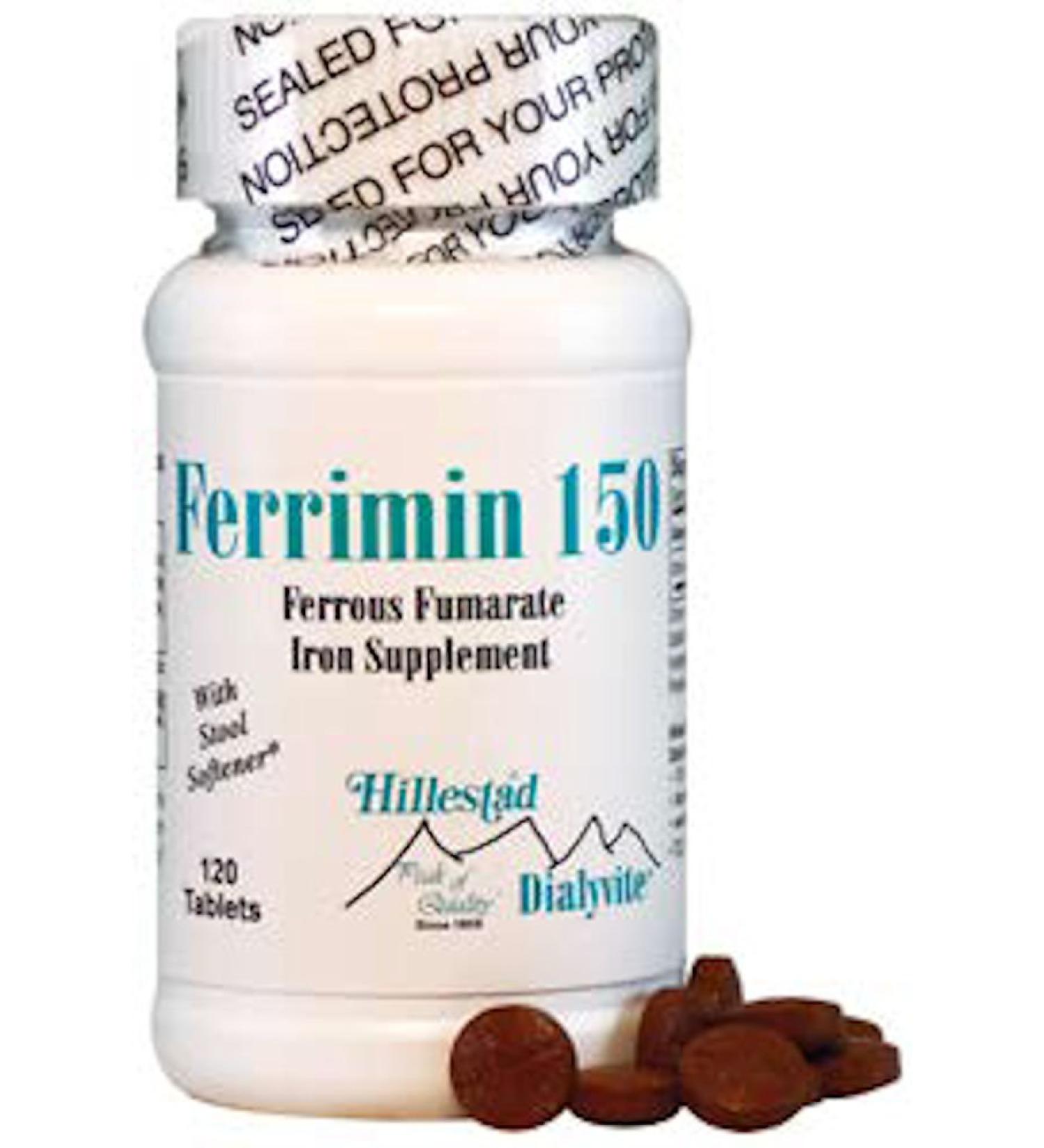 Dialyvite - Ferrous Fumarate - Ferrimin 150-120 Tablets - Buy Online on GoSupps.com