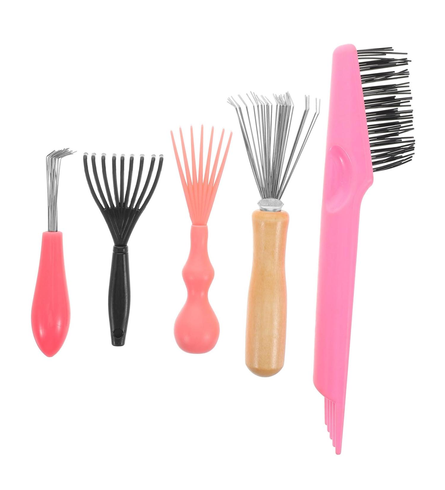 FOMIYES 5pi ces Outil De Nettoyage Pour Peignes Set De Nettoyage Pour Peignes Dents Larges Et Fines limine Les Pellicules Salet Pour Usage Domestique Et Professionnel - Buy Online on GoSupps.com