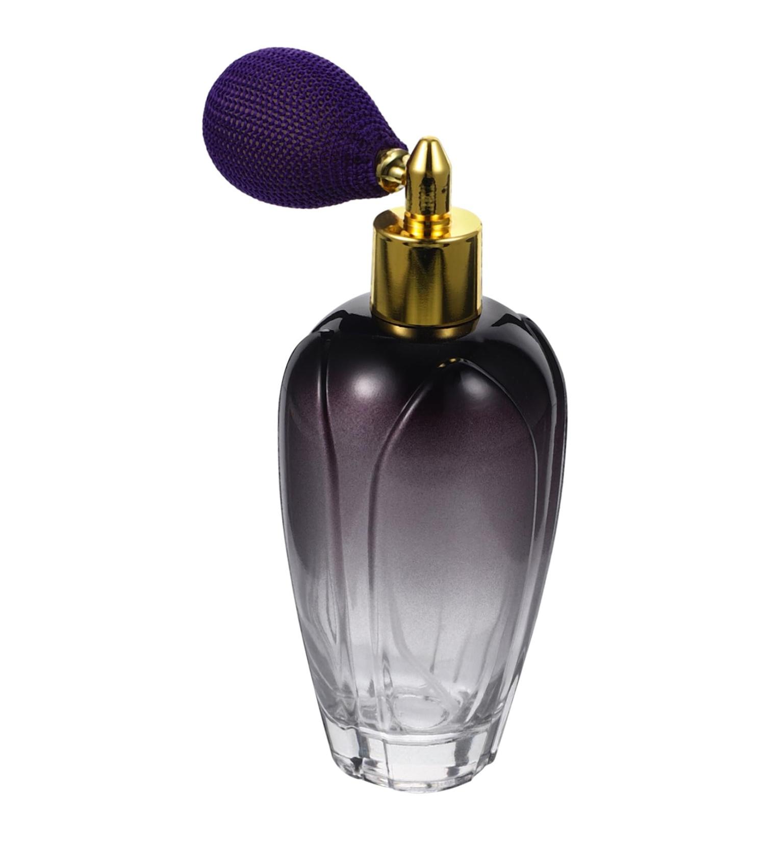Didiseaon Cosmetic Containers Perfume Bottle Fine Mist Purple Glass Light Bulb Travel Travel Cosmetic Containers 130 ml Purple - Buy Online on GoSupps.com