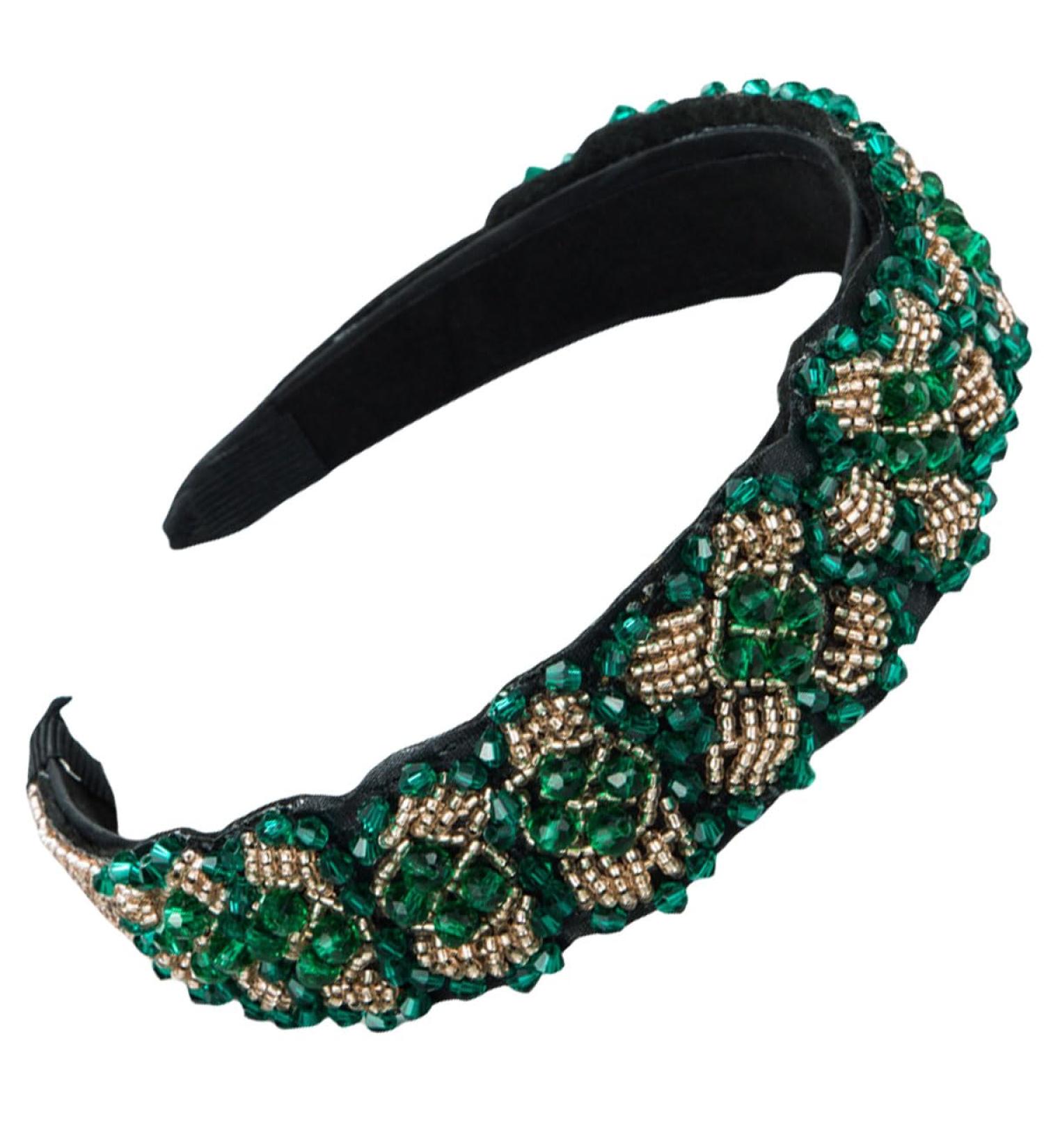 scicent Headbands for Women's Hair Fashion Hair Bands for Party Baroque Head Band Vintage Crystal Hairband Wide Hair Accessories for Ladies Elegant Head Hoop for Daily Wearing - 26019 - Buy Online on GoSupps.com