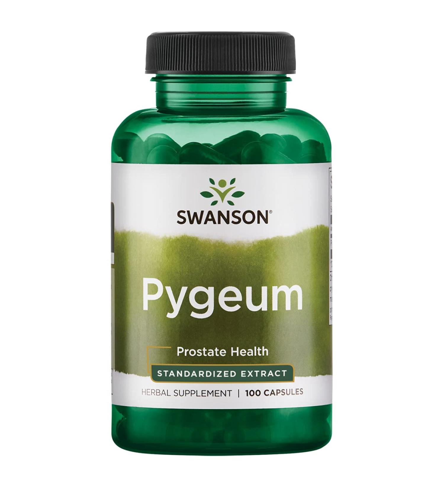 Swanson Pygeum 100 Capsules - Natural Support for Prostate Health - Buy Online on GoSupps.com