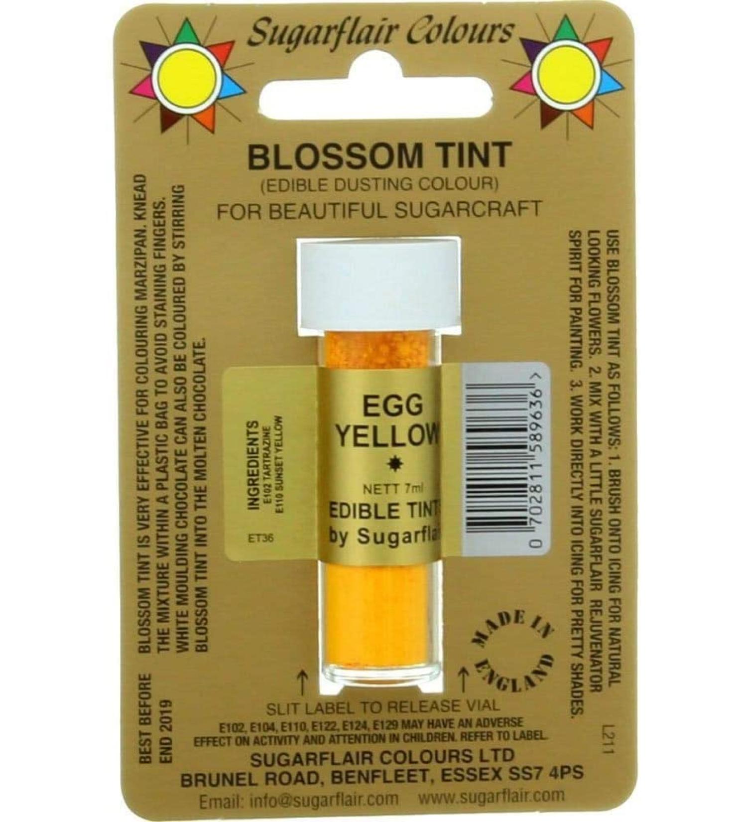 Sugarflair Flower Tint Edible Dusting Powder - Egg Yellow