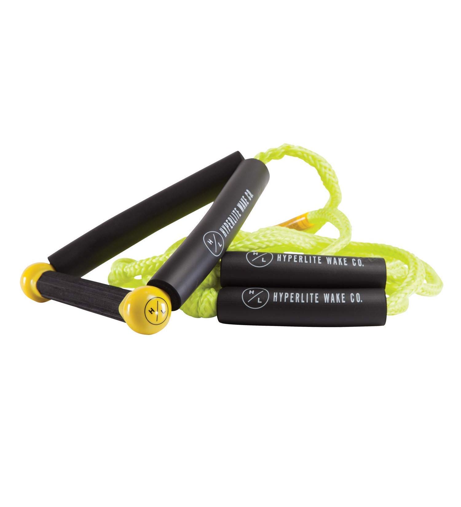 Hyperlite Surf Rope W/Handle Yellow 25ft