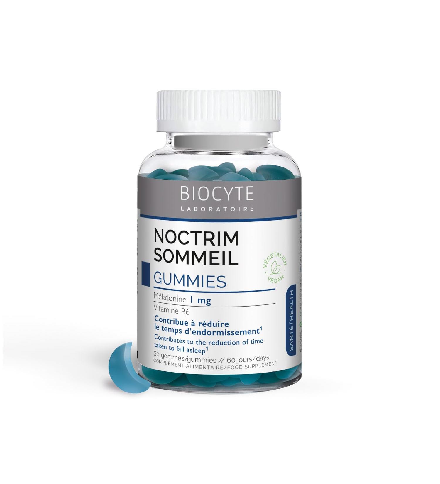 BIOCYTE Noctrim Sleep Gummies - Sleep and Sleep Supplement - Melatonin and Vitamin B6 - 60 Gummies - 60 Day Program - Buy Online on GoSupps.com