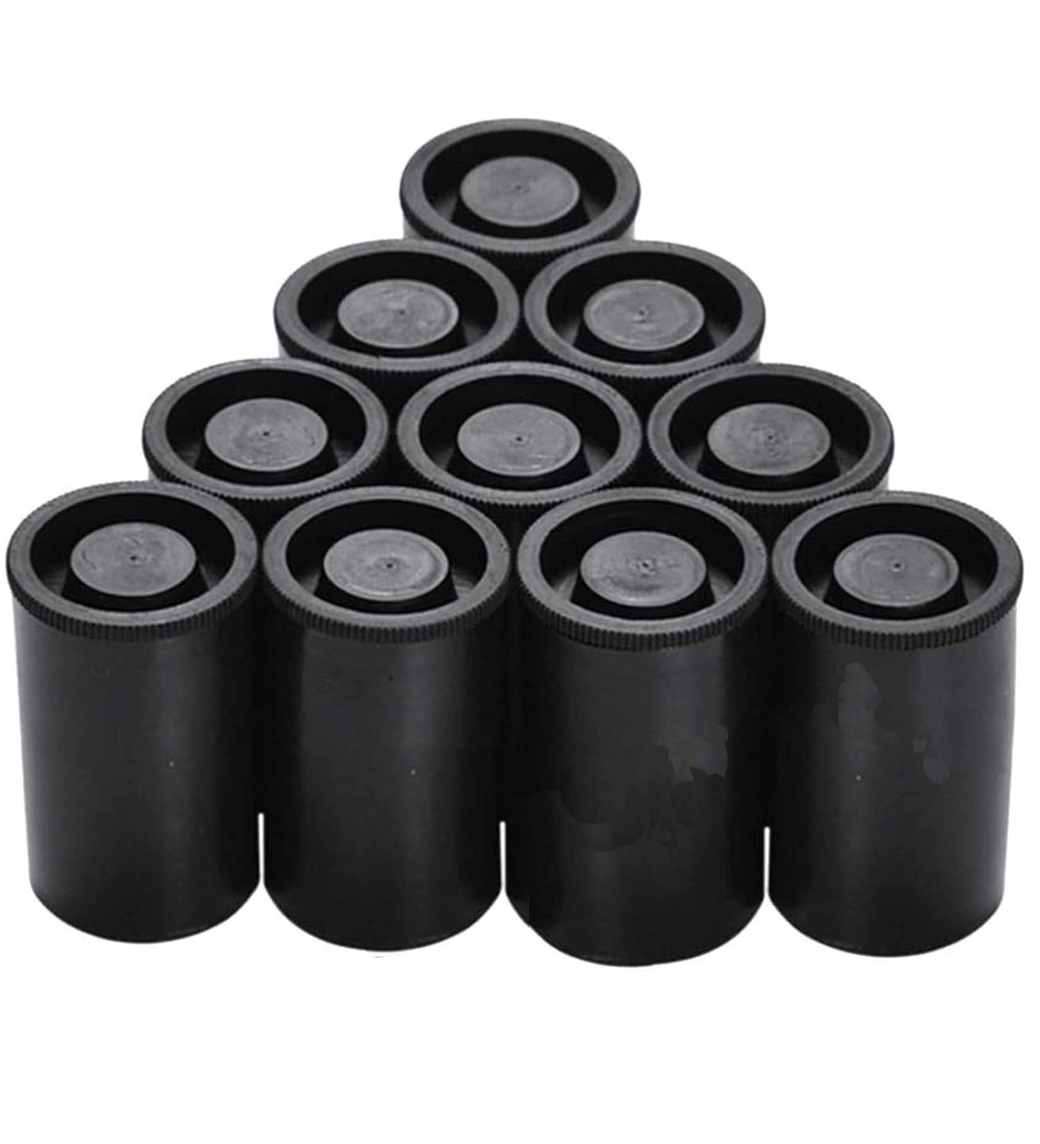 Dher Black Filmdosen - 10Pcs Airtight Film Coil Boxes for Fishing & Small Scientific Storage | Ideal for Treasure Hunts - Buy Online on GoSupps.com