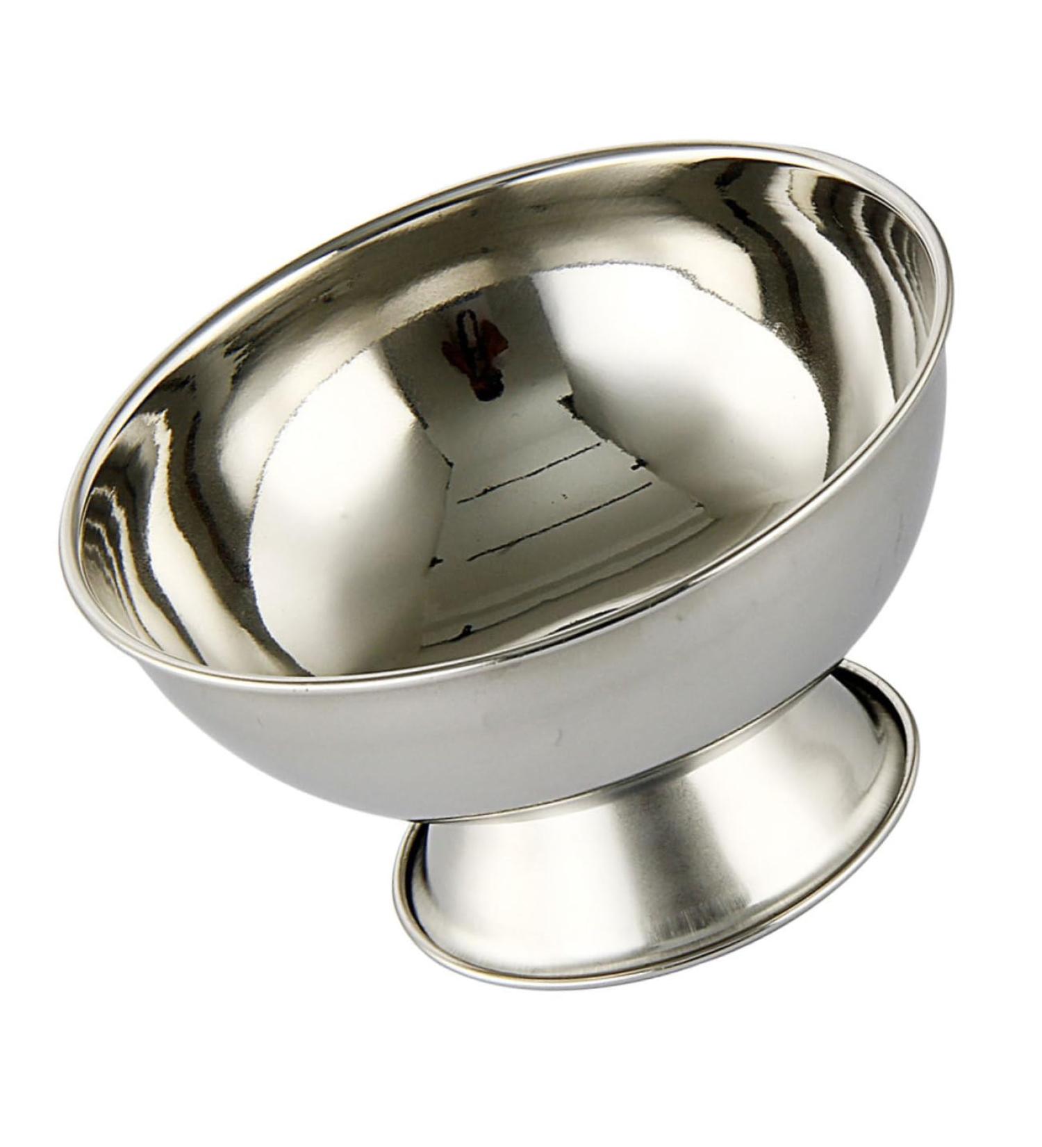 High Impact Ceramic Mustache Shaving Bowl & Metal Brush Set - Rustproof Travel Hair Removal Tool - Buy Online on GoSupps.com