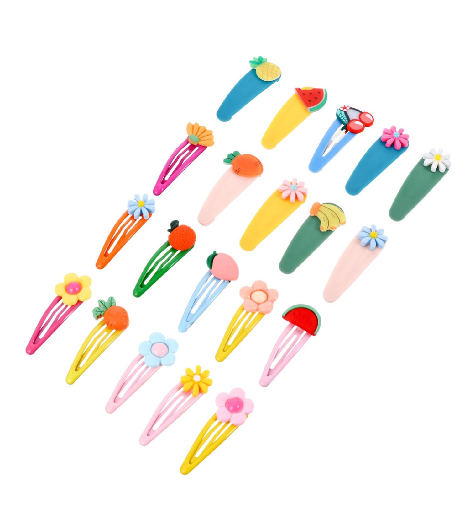 FRCOLOR 1 Set Fruit Flower Hair Clip Cute Girl Hair Clip Cartoon Barrettes Lovely Hair Pin Baby Girl Hair Accessories Baby Hair Decoration Button Headgear Child Alloy - Buy Online on GoSupps.com