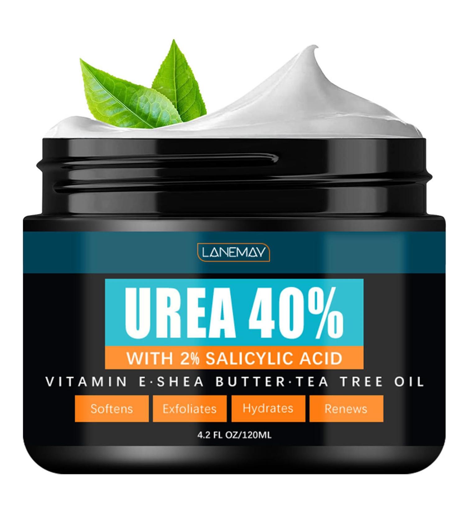 Urea Foot Cream - Urea Cream 40 Percent for Feet - Foot Cream for Cracked Heels and Dry Skin - Cracked Heel Repair Cream - Foot Cream for Feet Knees Hand Deep Moisturizing - Buy Online on GoSupps.com